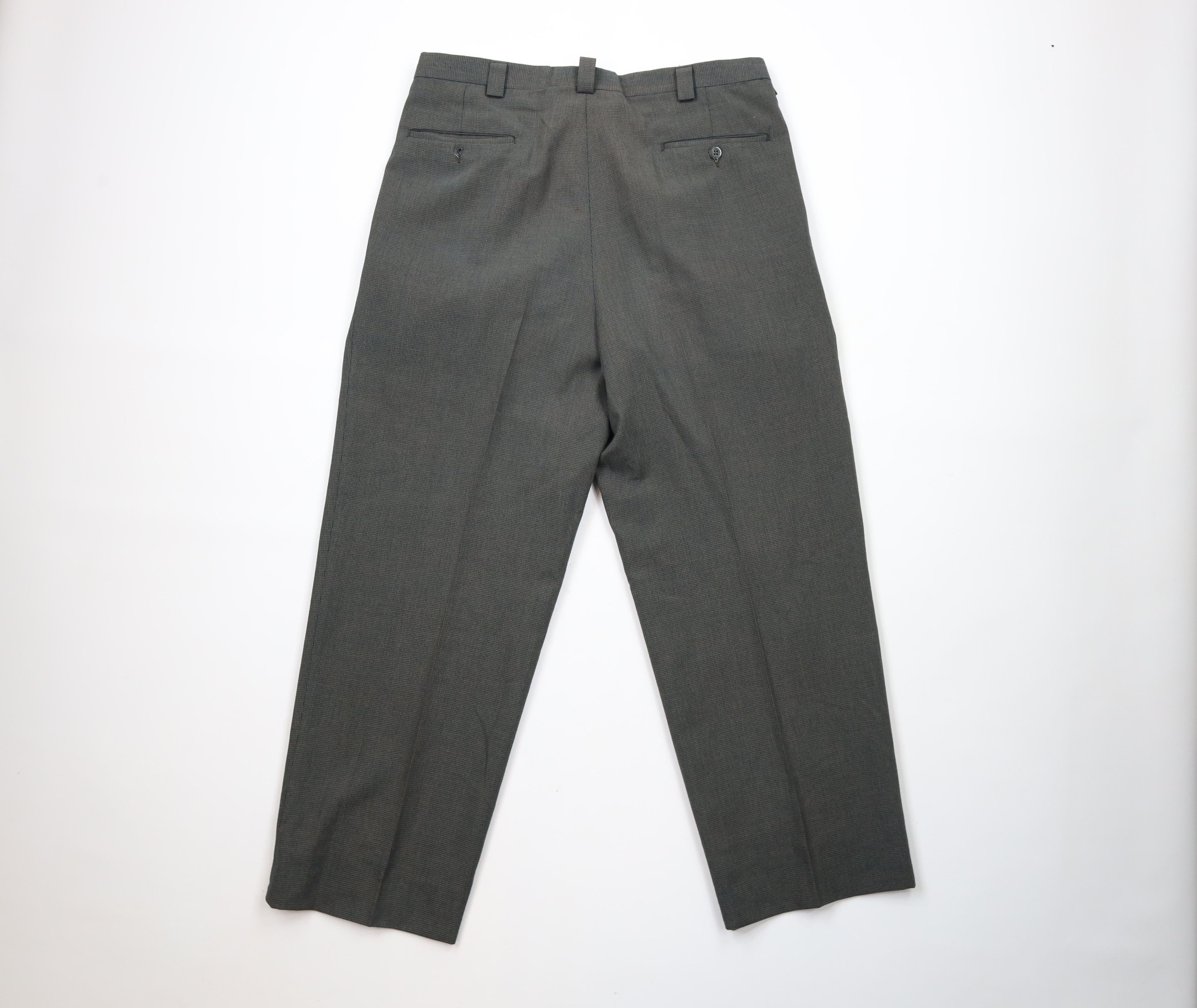 Vintage Vintage 90s Streetwear Wide Leg Houndstooth Chino Pants USA Size US 34 / EU 50 - 7 Thumbnail