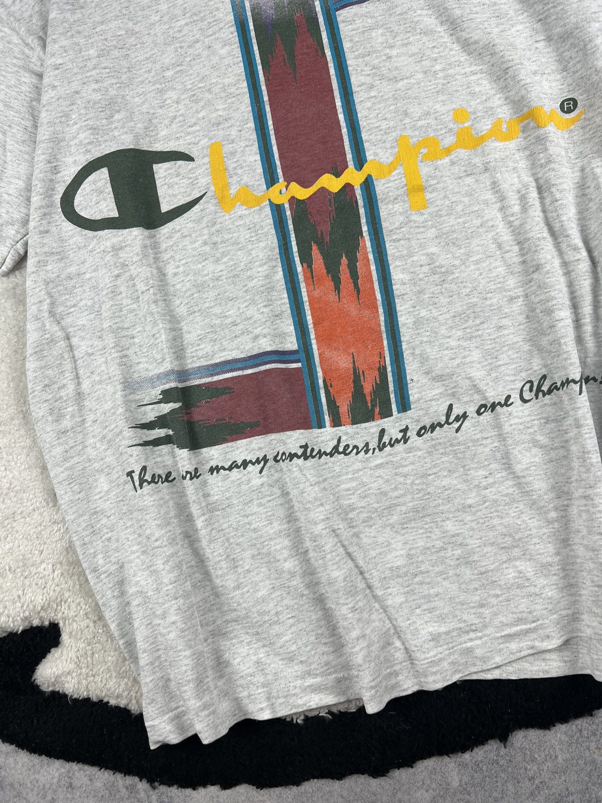 Champion Vintage Champion 90s USA Single Stitch Y2K Tee Shirt Size US L / EU 52-54 / 3 - 5 Thumbnail