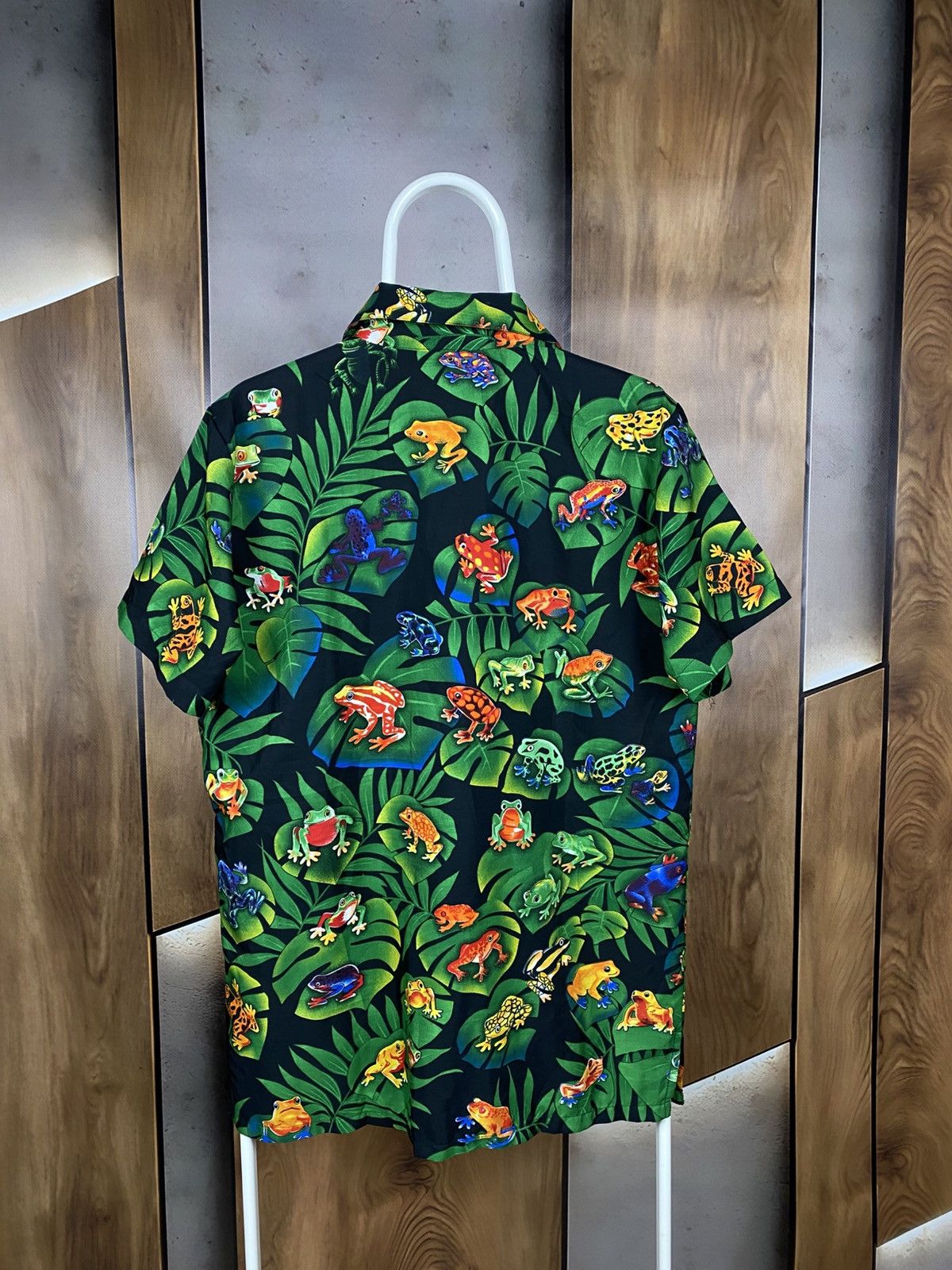Vintage 🐸Vintage Shirt Short Sleeve Toads Hawaiian Overprint Tee🐸 Size US M / EU 48-50 / 2 - 6 Thumbnail