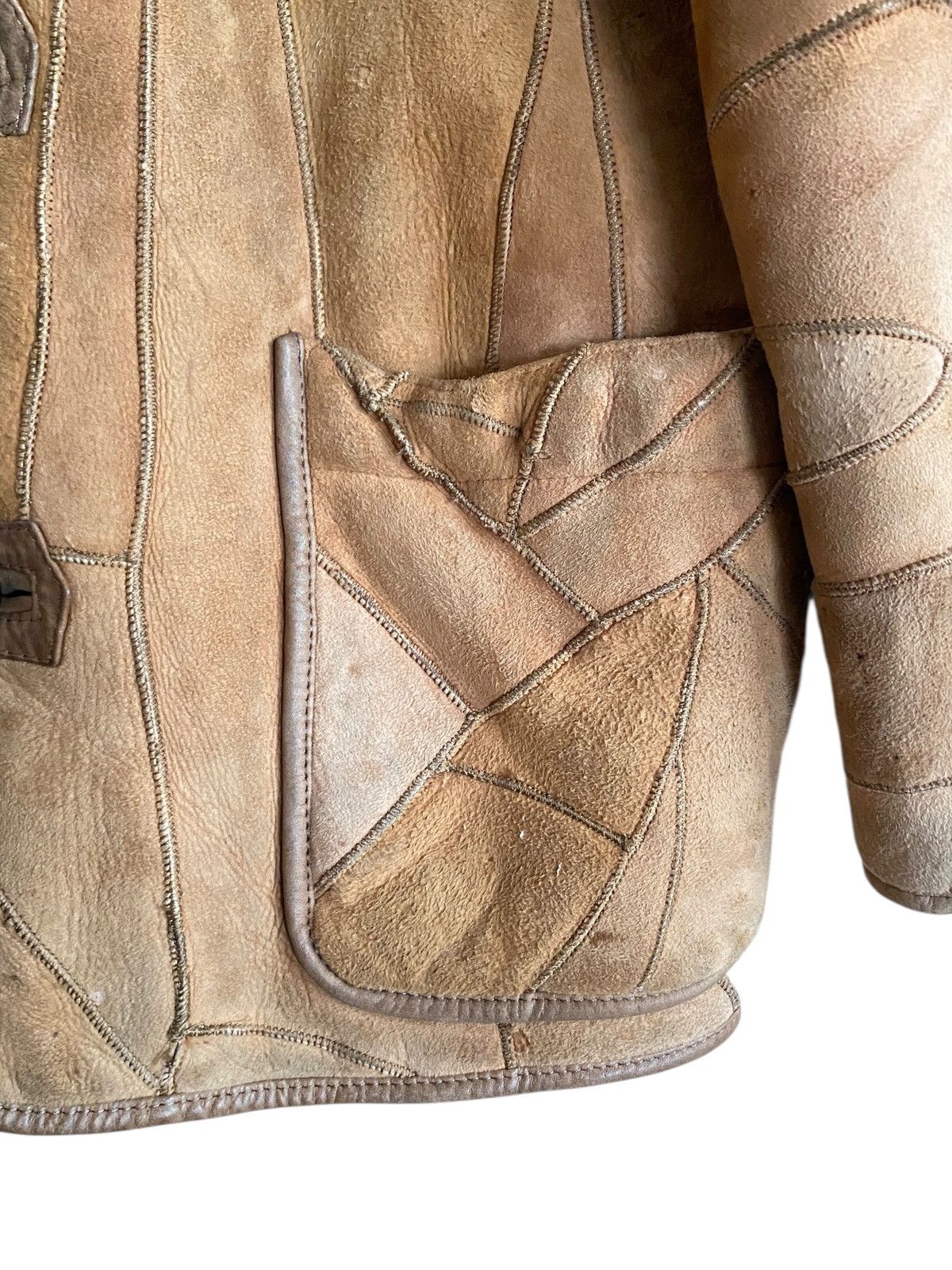 Hai Sporting Gear Vintage Hai Sporting Gear Patchwork Leather Jacket 1990s Size US M / EU 48-50 / 2 - 5 Thumbnail