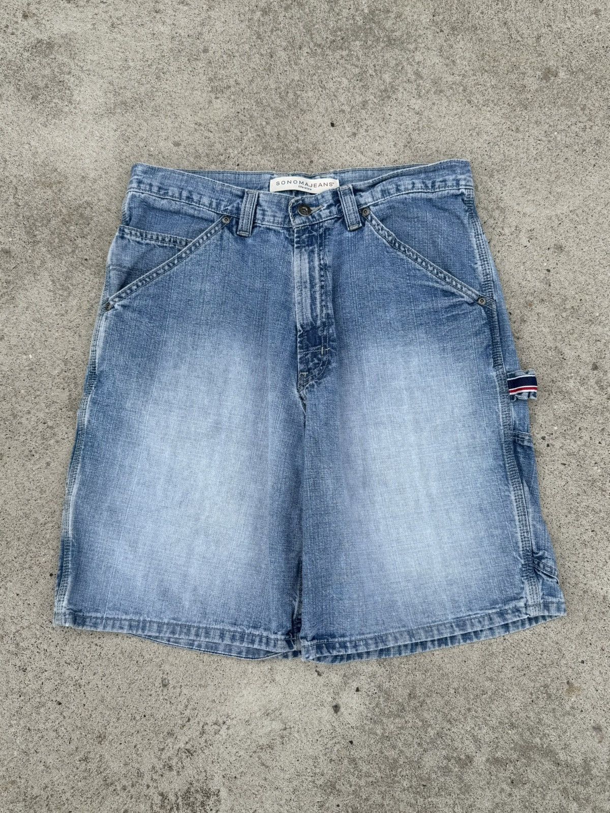 Sonoma × Vintage Vintage Y2K Sonoma Jeans Men’s Rap Denim Baggy Shorts Size US 34 / EU 50 - 1 Thumbnail