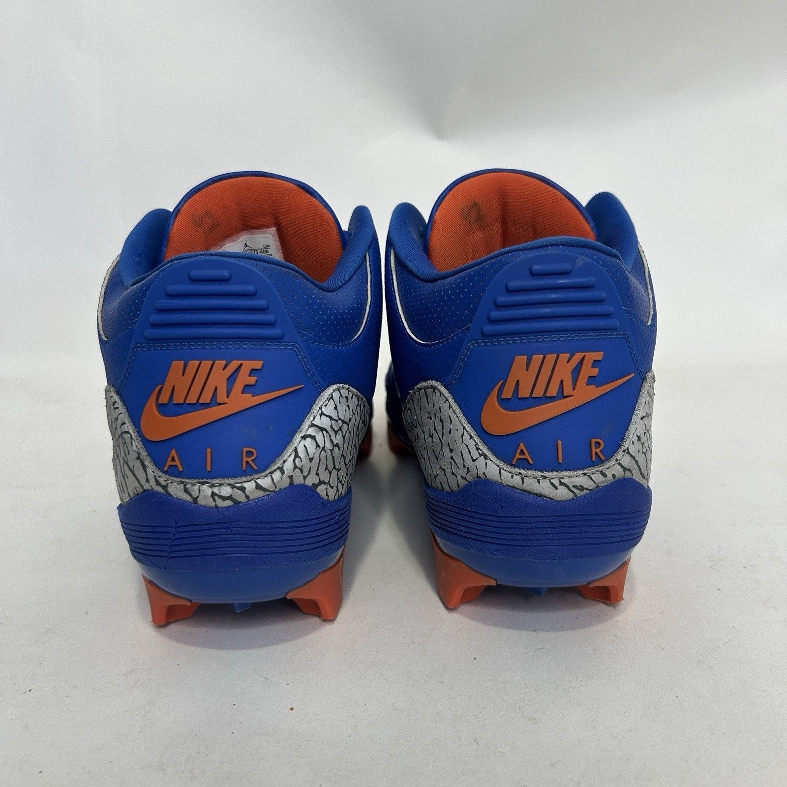 Jordan Brand Nike Jordan 3 Retro PE Force Savage Cleats “Florida Gator” Size US 14 / EU 47 - 5 Thumbnail
