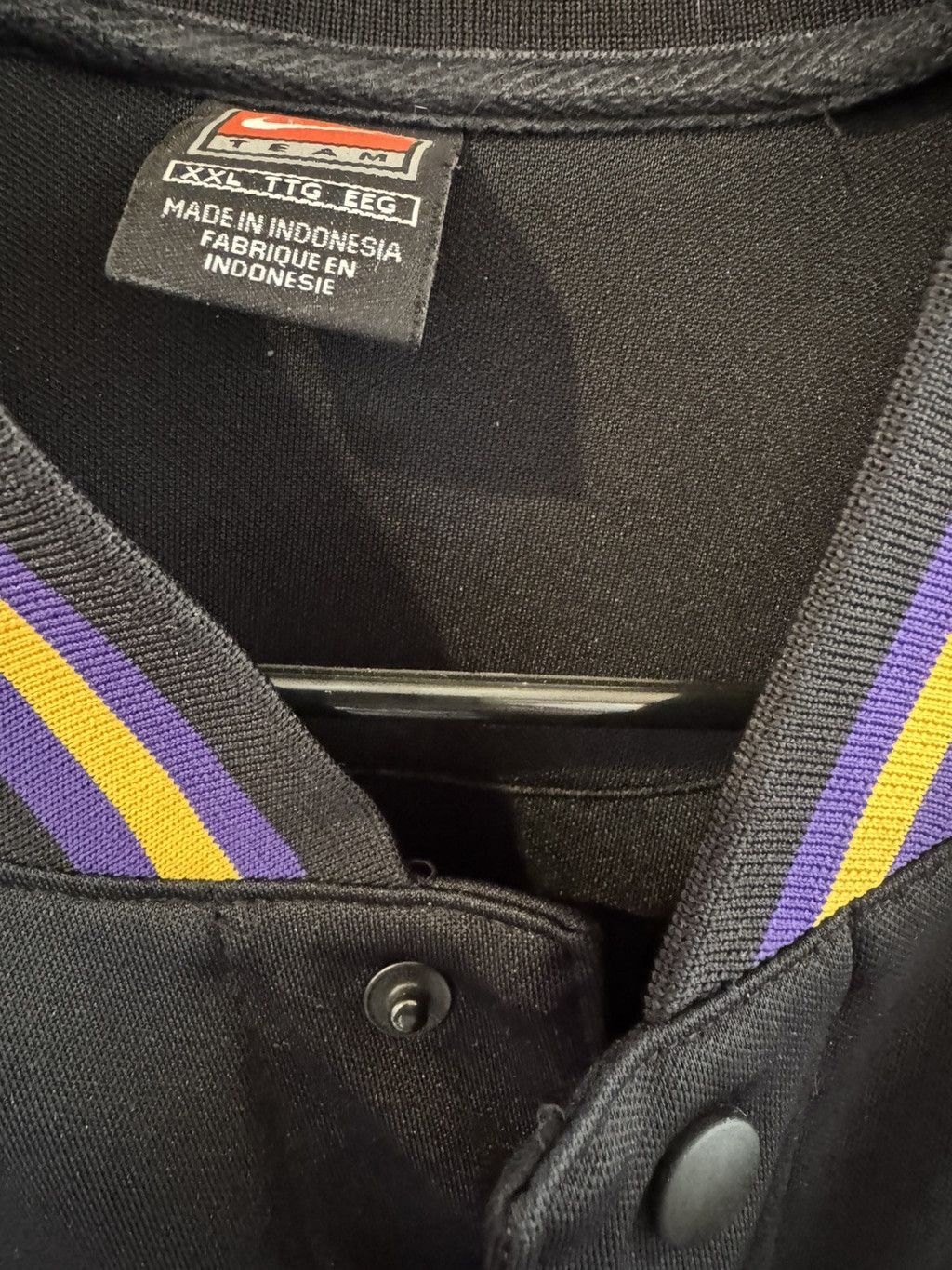 Nike Los Angeles Lakers Nike Men Size XXL Black Shooting Shirt Size US XXL / EU 58 / 5 - 7 Thumbnail