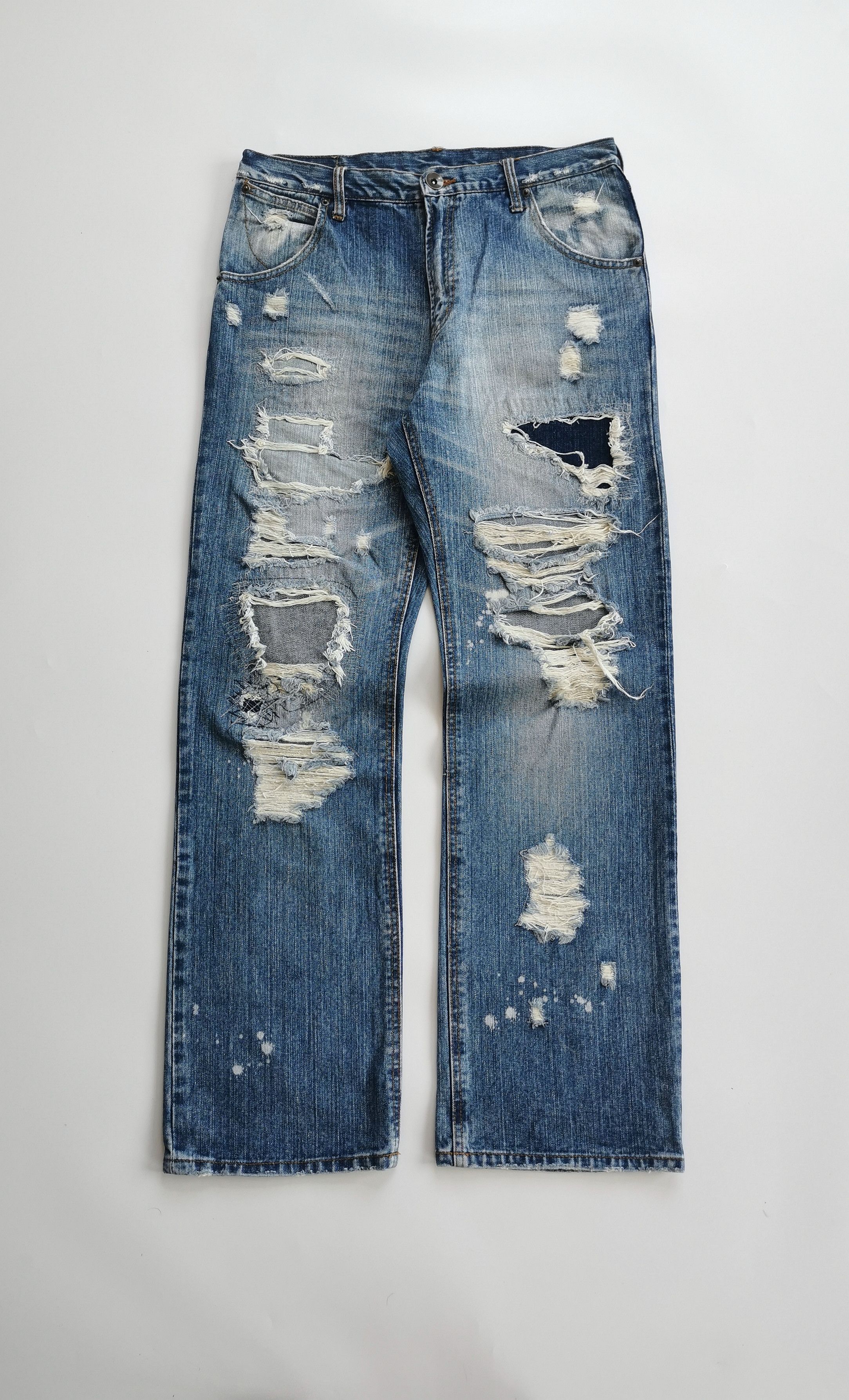Kapital GLand Edge Patchwork Denim Jean Like Kapital The Countryside Size US 30 / EU 46 - 1 Thumbnail