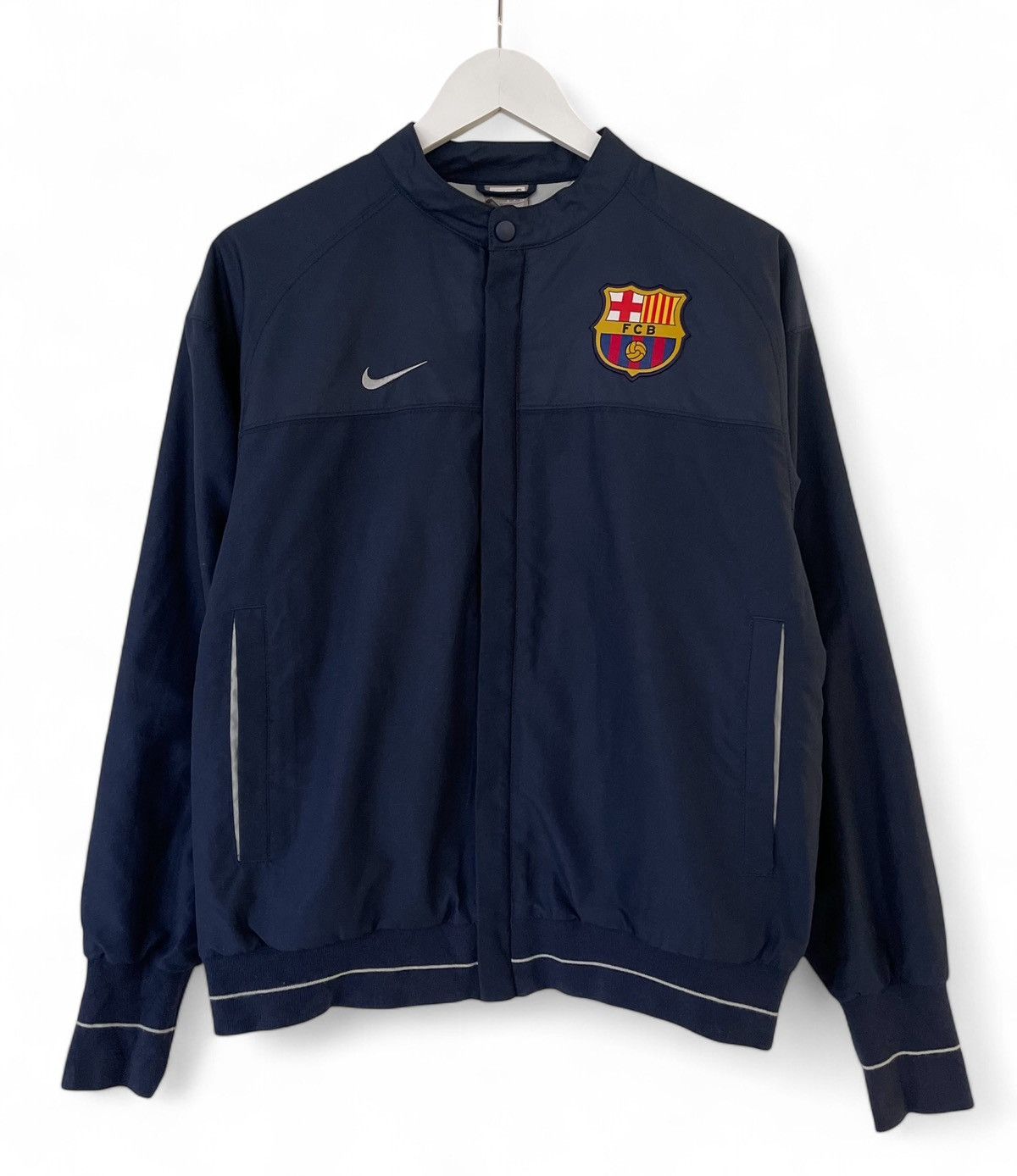 Vintage Nike FC Barcelona Spain Football Logo Jacket S