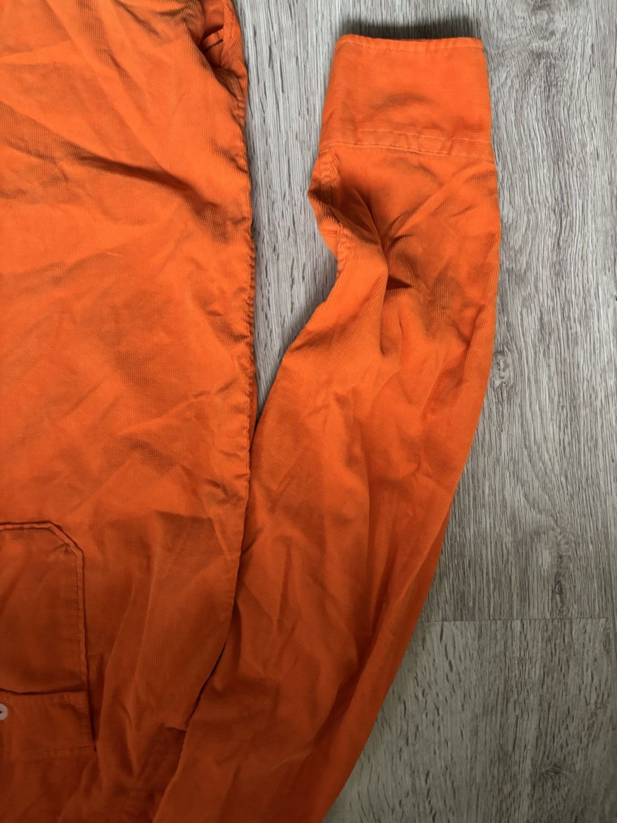 Universal Works Universal Works Mens in Worker Shirt Orange Super Fine Cord Size US XL / EU 56 / 4 - 2 Thumbnail