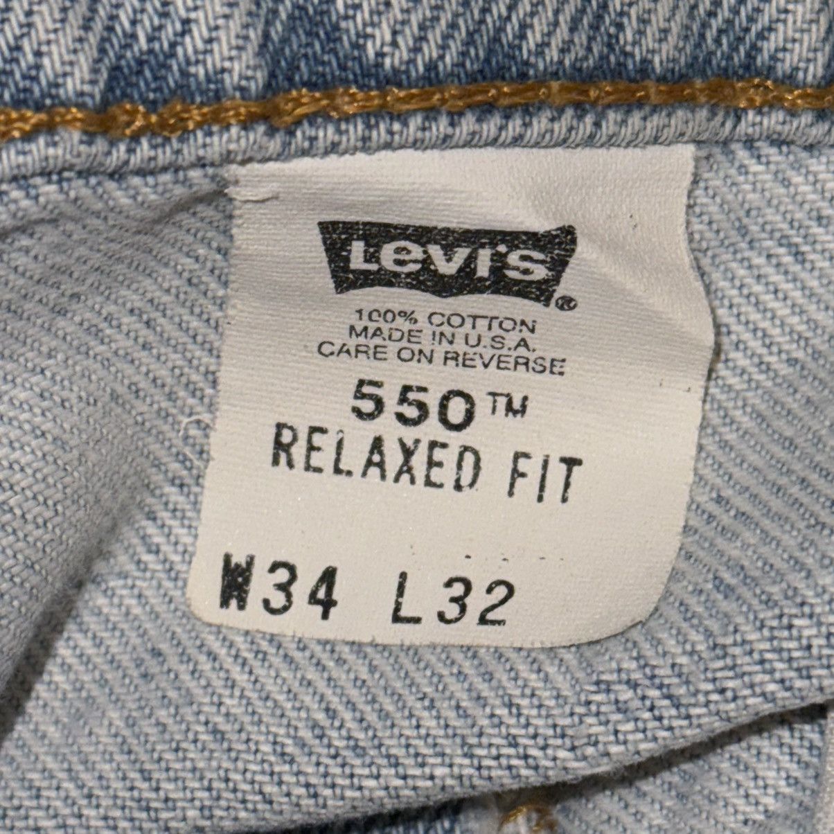Levi's Vintage Clothing Vintage USA Levi's 550 Relaxed fit orange tab jeans 34/32 Size US 34 / EU 50 - 8 Thumbnail