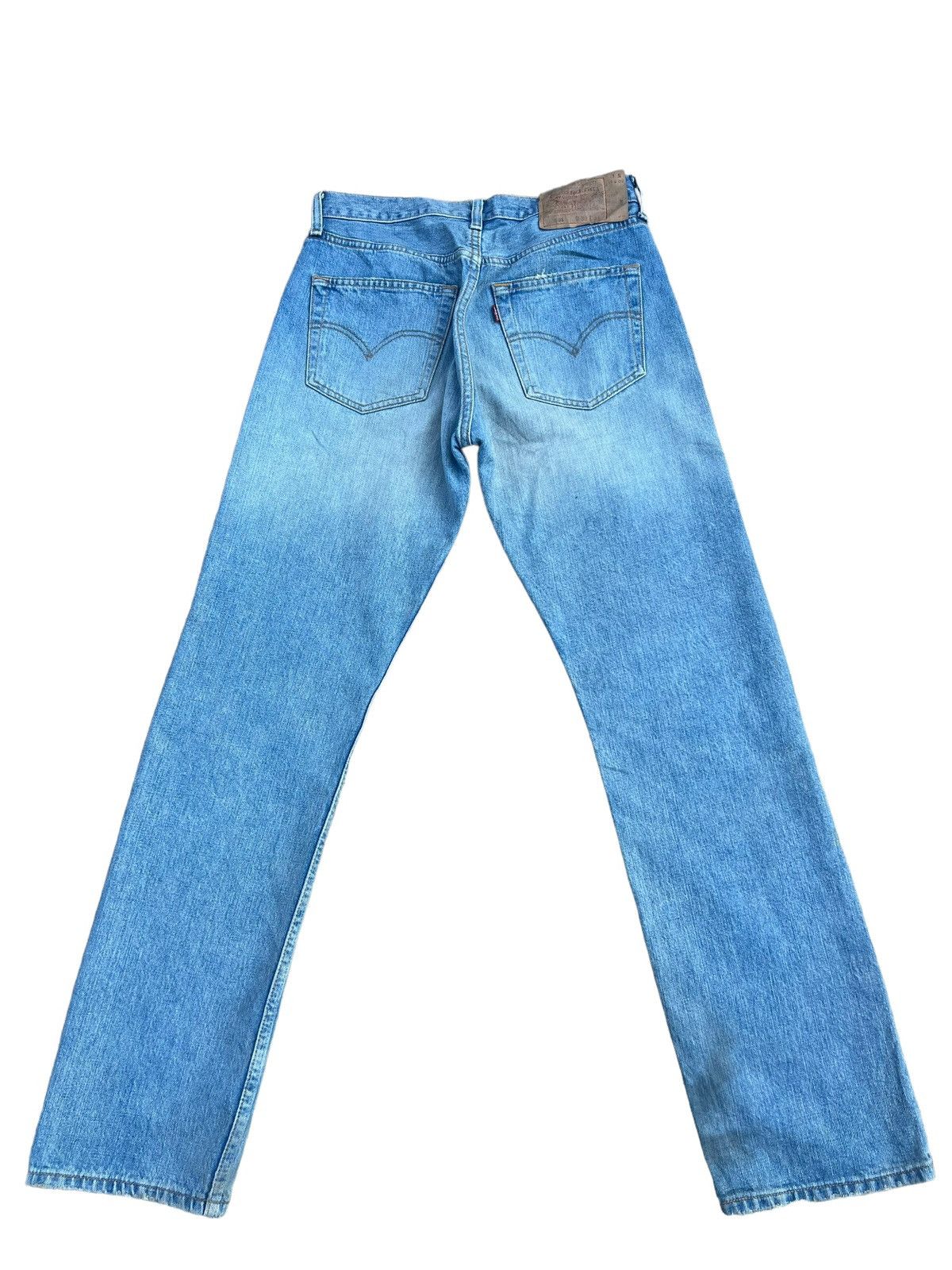 Levi's Vintage 2002 Levi’s 501 Fade Denim Patchwork Jeans Size US 30 / EU 46 - 2 Thumbnail