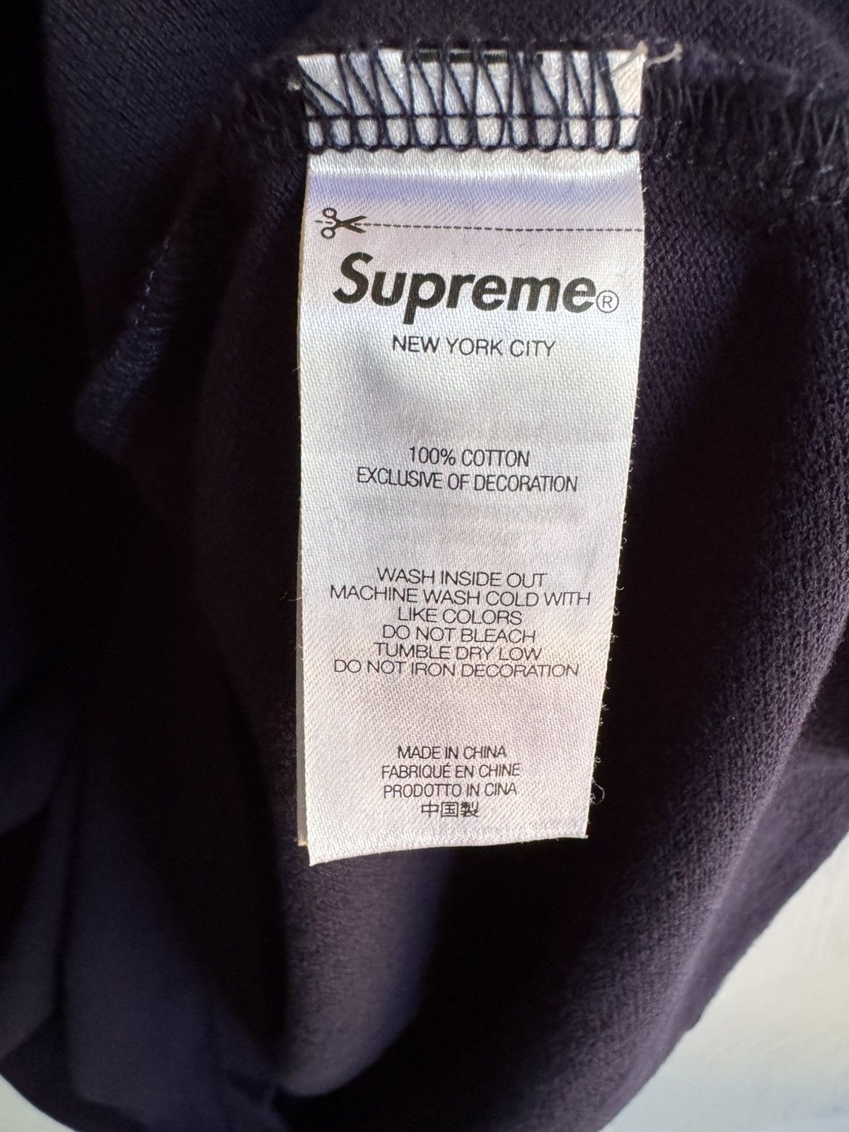 Supreme Supreme Twill Aplique Polo Navy Size US M / EU 48-50 / 2 - 5 Thumbnail