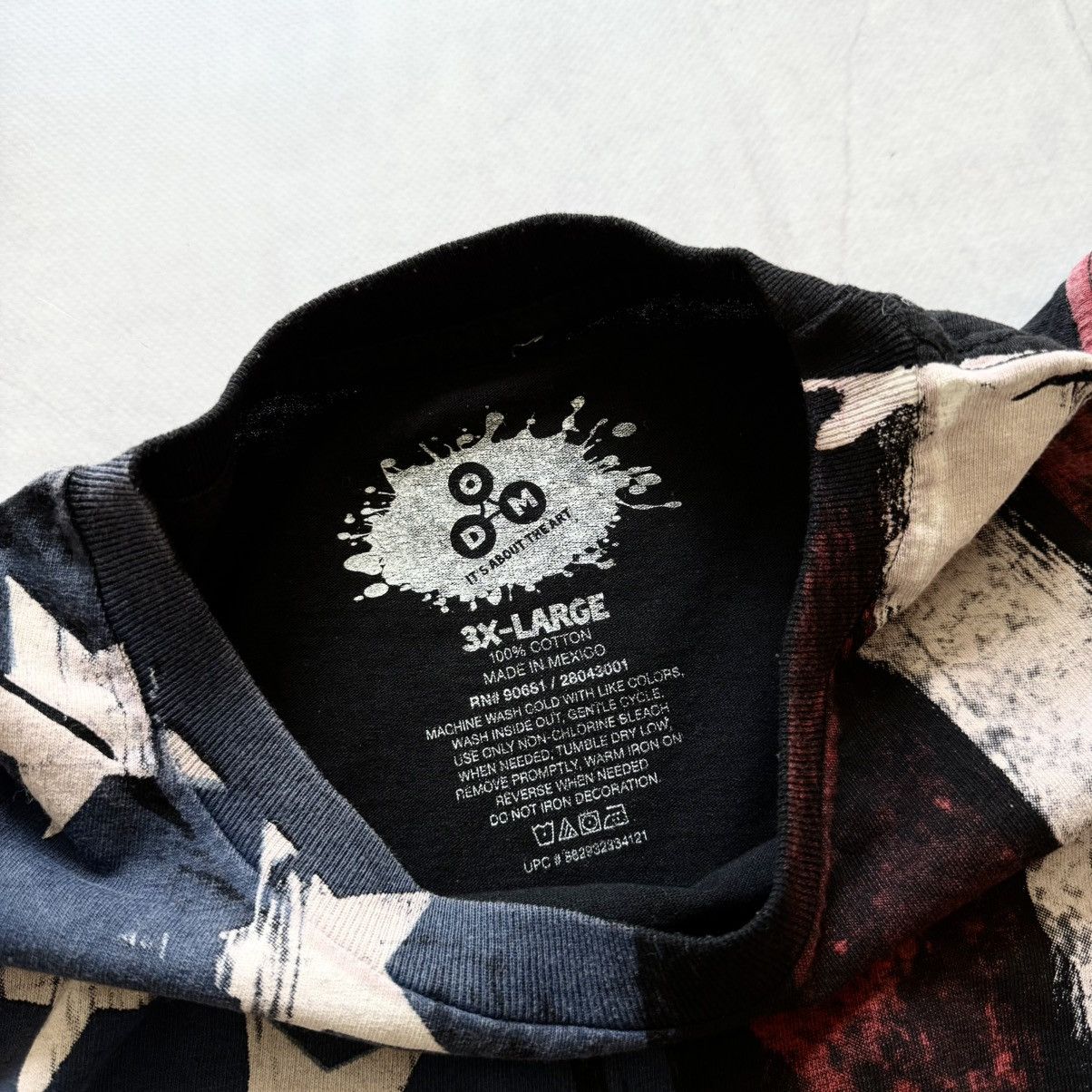 Hysteric Glamour × Undercover 00s USA Y2K Flag Chrome Style All Over Print T Shirt Size US XXL / EU 58 / 5 - 6 Thumbnail