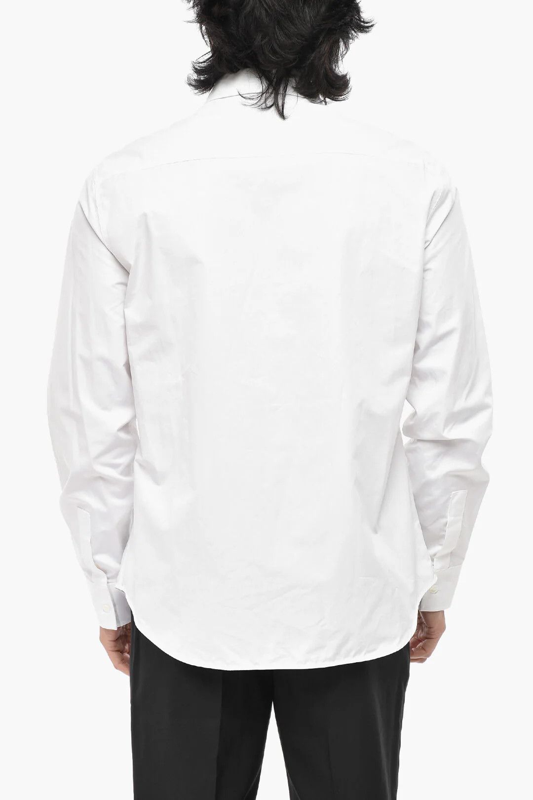 Off-White og1mm0526 Poplin Shirt in White Size US M / EU 48-50 / 2 - 2 Thumbnail