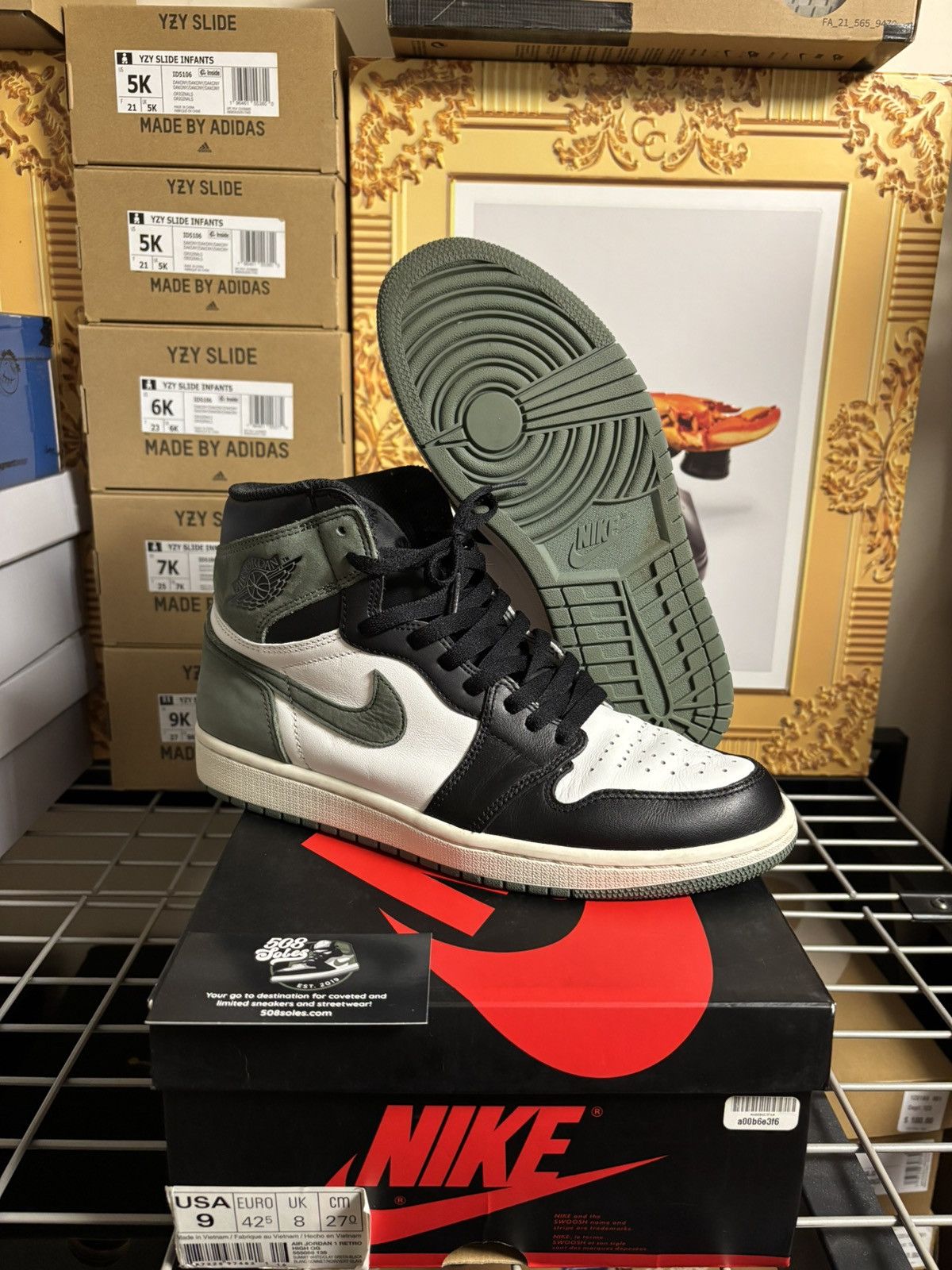 Jordan 1 Retro High OG Clay Green