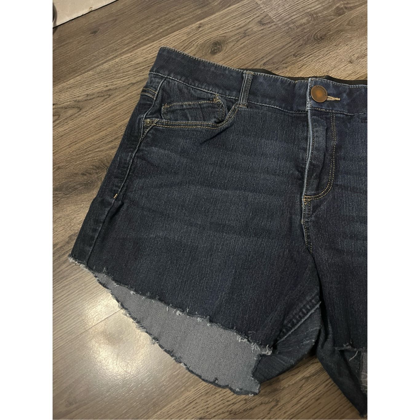 Other Democracy Blue Jean Cut Off Shorts Woman’s Size 12 Size 34" / US 12 / IT 48 - 3 Thumbnail