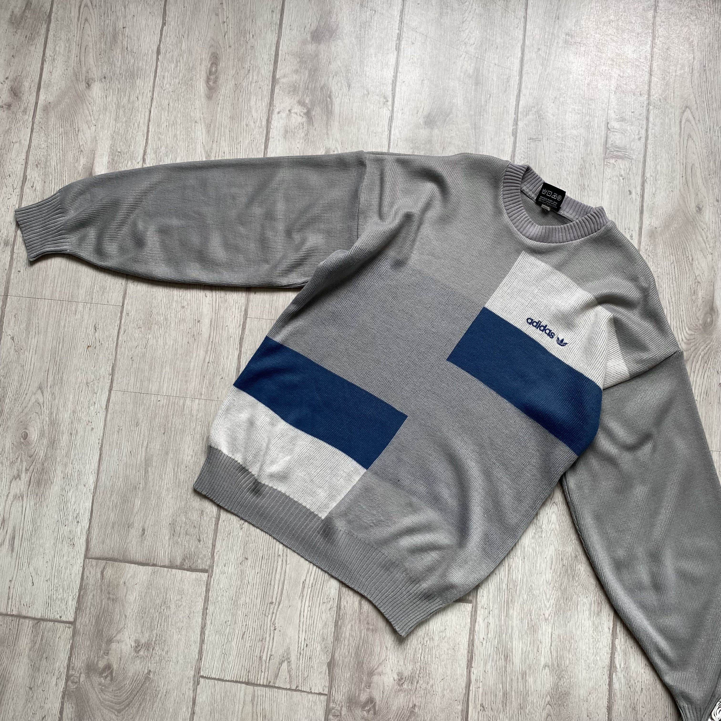 Adidas 🔥 Vintage 80-90s ADIDAS knit sweater pullover Y2K Size US S / EU 44-46 / 1 - 10 Thumbnail
