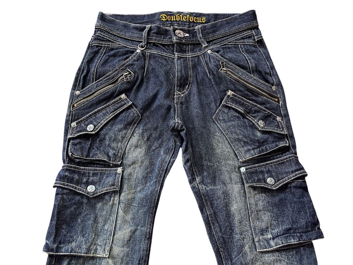 Le Grande Bleu (L.G.B.) Vintage Doublefocus 10 pocket jeans if six was nine Size US 31 - 3 Thumbnail