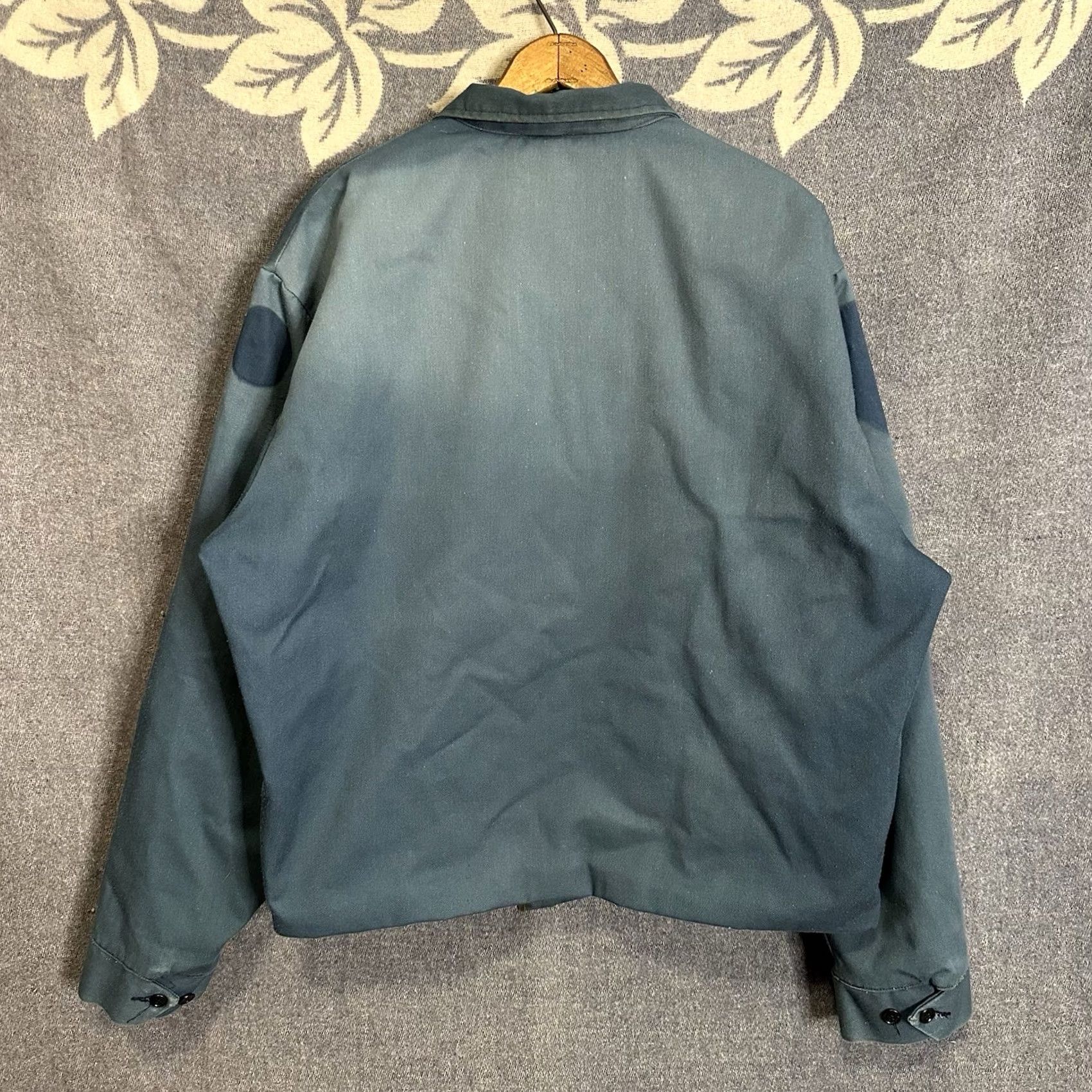 JCPenney VINTAGE Big Mac Jacket Shirt XL USA Blue Quilted Full Zip Workwear Distressed 80s Mens Size US XL / EU 56 / 4 - 7 Thumbnail