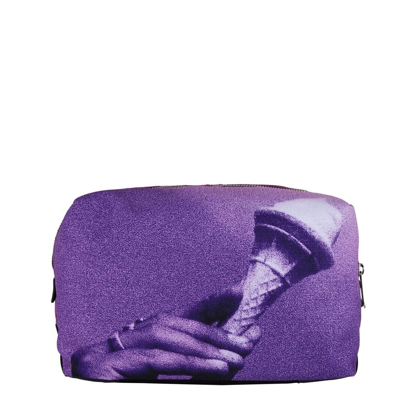Paul Smith NWT $200 canvas & leather Photo Print Wash Bag / Dopp Kit. Size ONE SIZE - 2 Thumbnail