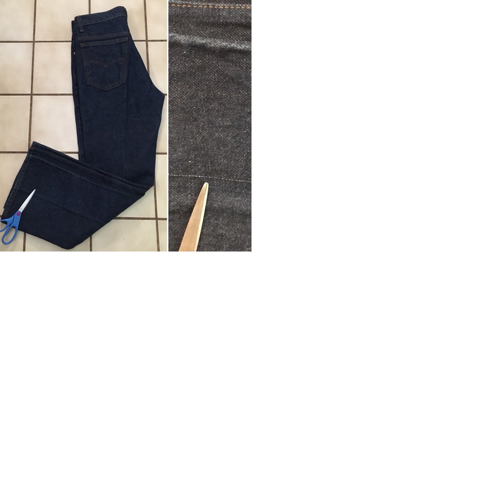Vintage Vintage Levi’s 517 Orange Tab Jeans 585 Stamp High Waist 32 30 Measure 32 30.5 Denim Blue Regular 32 Inseam 30 Zipper Fly N/A Size US 32 / EU 48 - 9 Thumbnail
