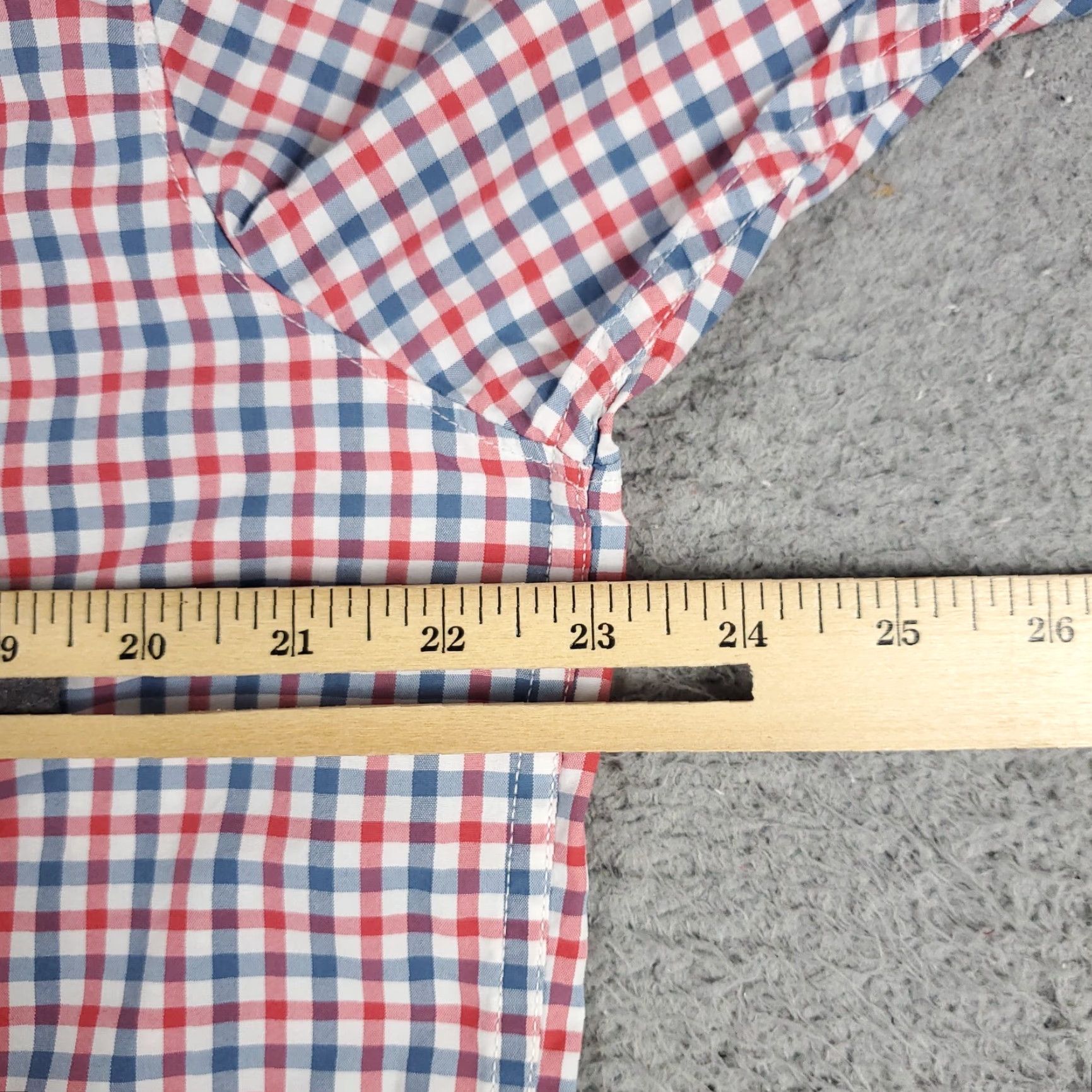 Vintage Columbia Shirt Mens Size Large Blue Red Check Casual Button Up Short Sleeve Size US L / EU 52-54 / 3 - 5 Thumbnail