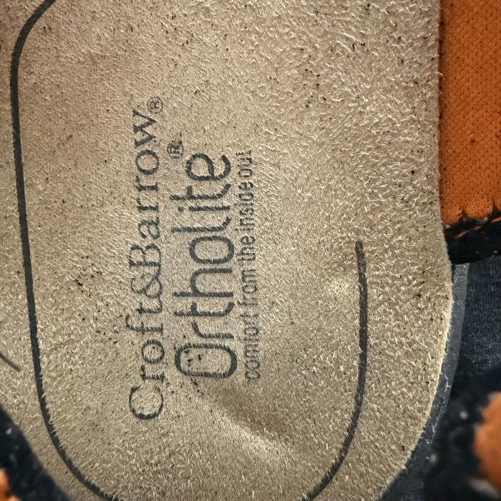 Croft & Barrow CB brown hook & loop closure leather beach sandals sz 12 Size US 12 / EU 45 - 9 Thumbnail