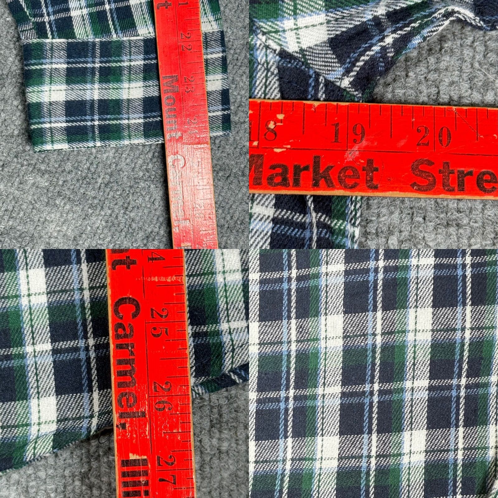 Vintage VINTAGE Bruno Supersoft Plaid Flannel Shirt XL Long Sleeve Button Up Mens Gift NWT Size US XL / EU 56 / 4 - 8 Thumbnail