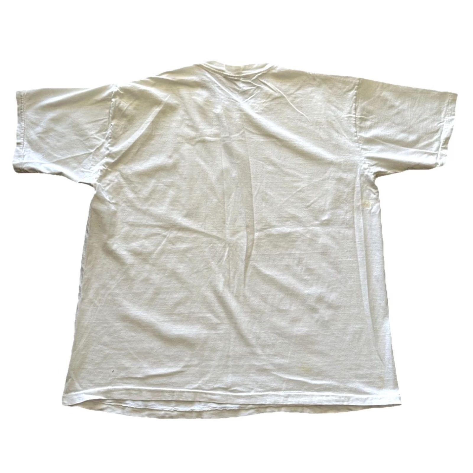 Banana Republic VINTAGE Banana Republic Barcelona Graphic Single Stitch T-Shirt XL Men White Cotton Crew Neck Short Sleeve 90s 80s Barcelona Lion Size US XL / EU 56 / 4 - 7 Thumbnail