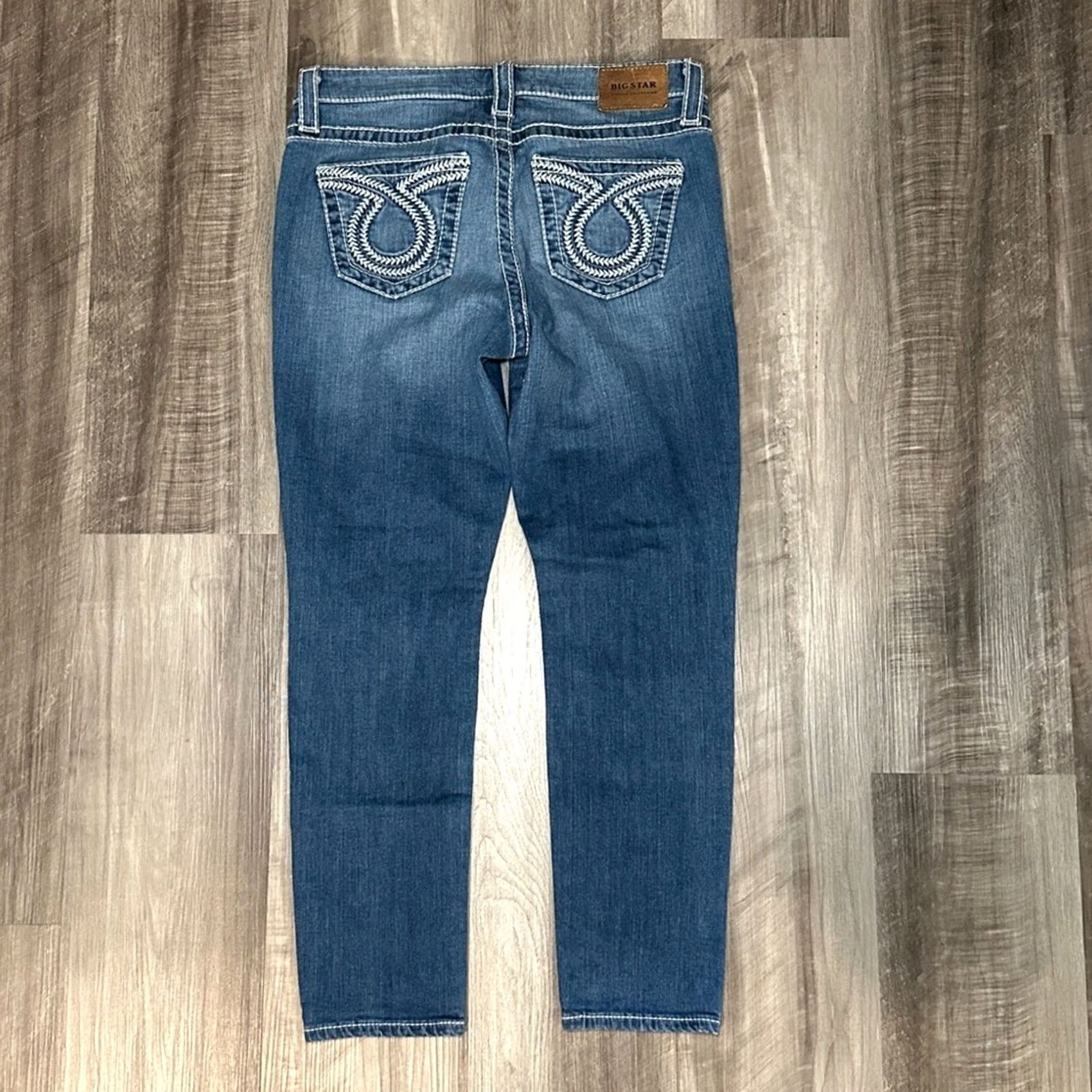 Vintage VINTAGE BIG STAR Skinny Jeans Women 29 Blue 29 Regular Size 29 29 Size 29" - 2 Thumbnail