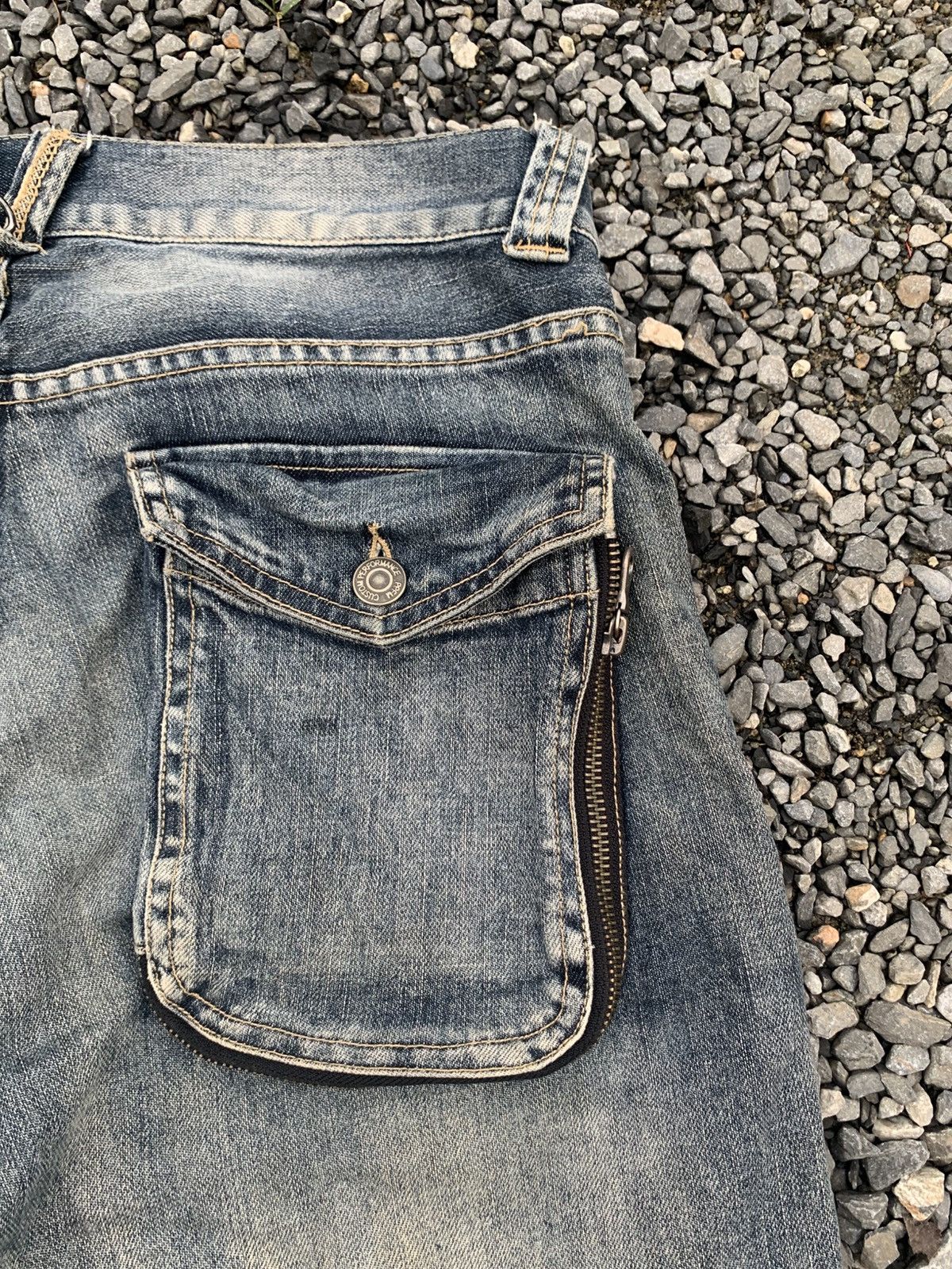 PPFM PPFM BANANA CURVE CUT BANANA JAPANESE PUNK RUSTY DENIM Size US 32 / EU 48 - 12 Thumbnail