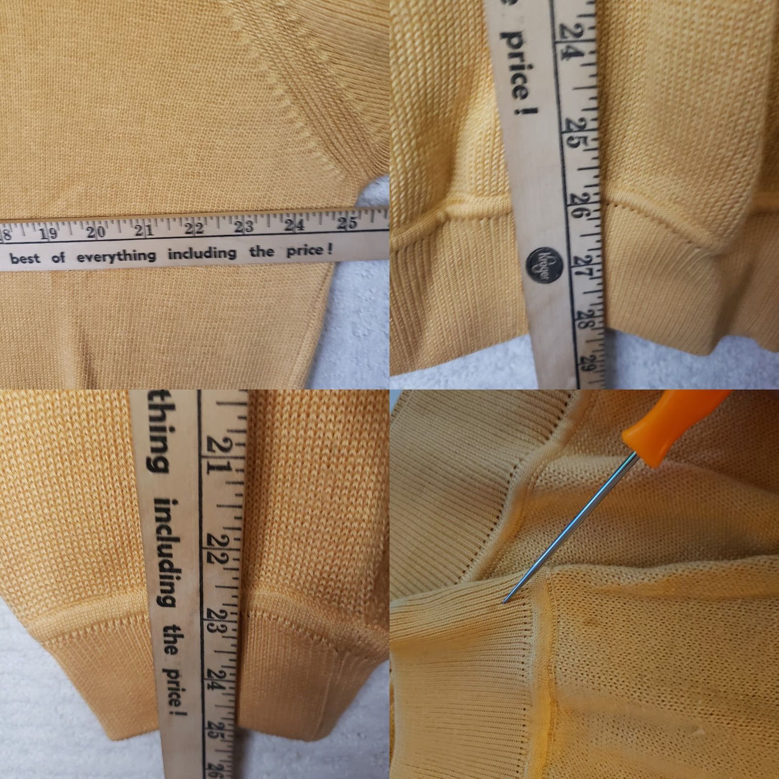 Vintage VINTAGE Fairway & Greene Pima Cotton Sweater Shirt L Men Yellow Collared US Flags Civil War Era Pullover Knit Lightweight Regular Ed. Size US L / EU 52-54 / 3 - 9 Thumbnail