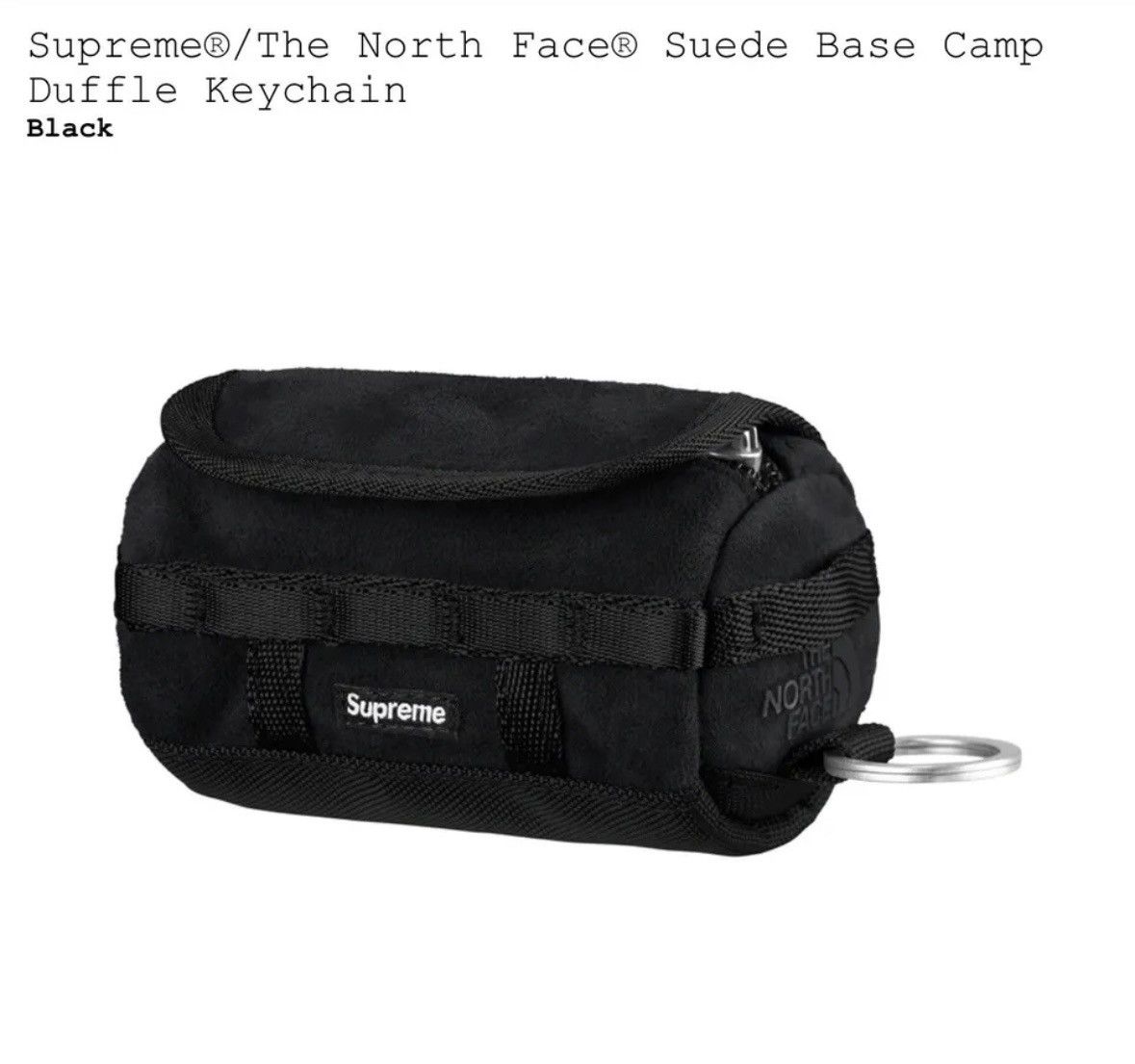 Supreme × The North Face The North Face Supreme Suede Base Camp Duffle Keychain FW23 Size ONE SIZE - 7 Thumbnail