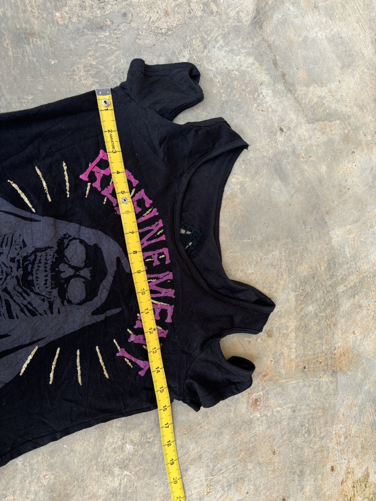 Hysteric Glamour × If Six Was Nine × Japanese Brand Y2k Poem Skull Ifsixwasnine Punk Style Womens Tshirt Size M / US 6-8 / IT 42-44 - 9 Thumbnail