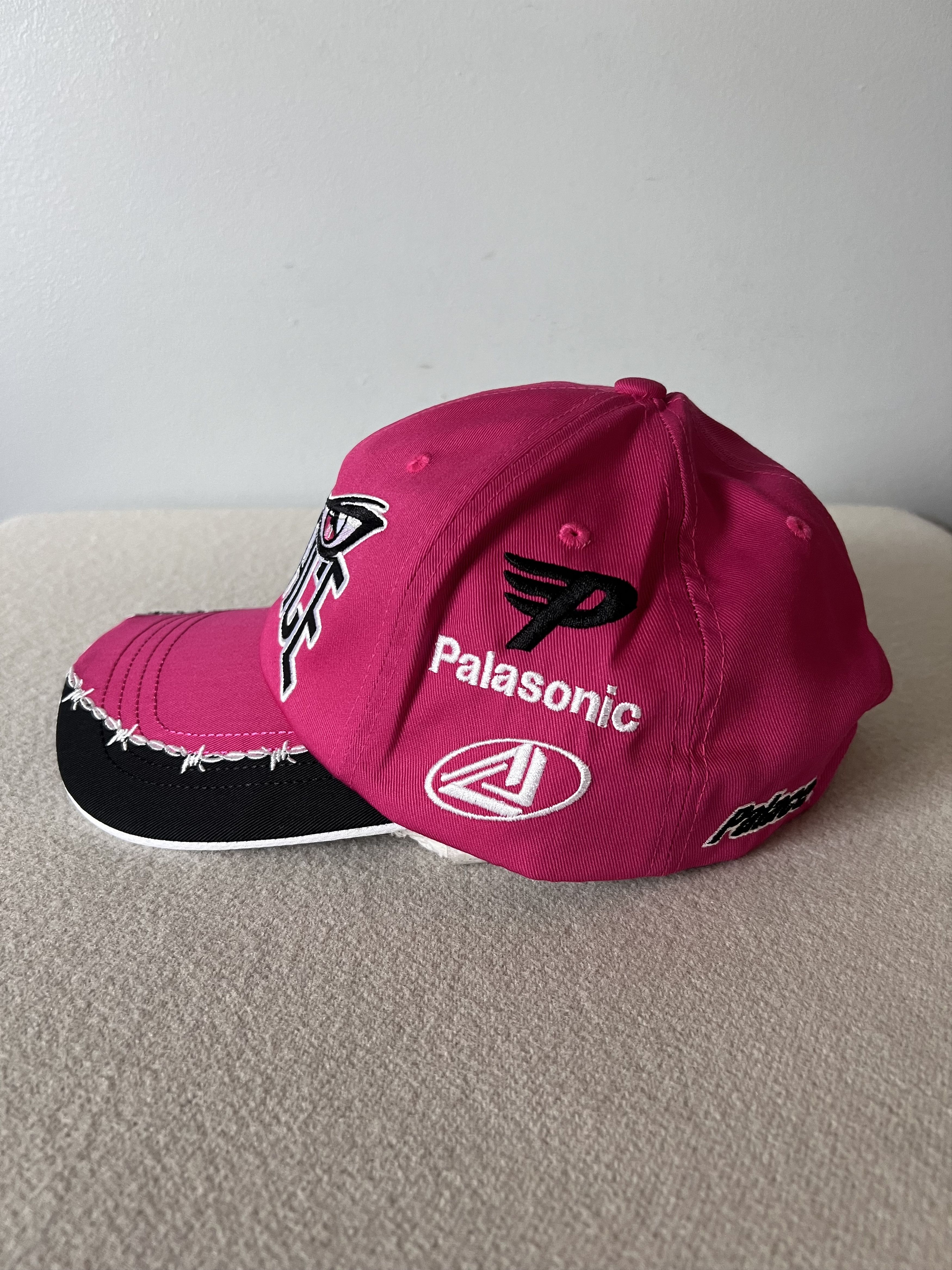 Palace Palace Skateboards Eyes 6 Panel Hat in Pink Size ONE SIZE - 2 Thumbnail