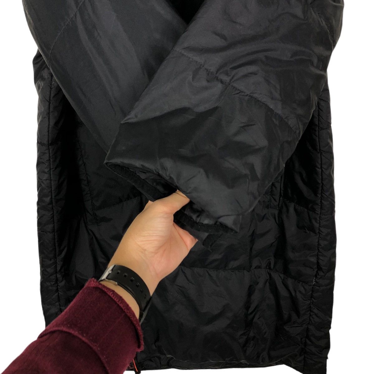 Nike 🔥90’s Vintage Long Jacket Light Puffer Down Nike Big Swoosh Size L / US 10 / IT 46 - 13 Thumbnail