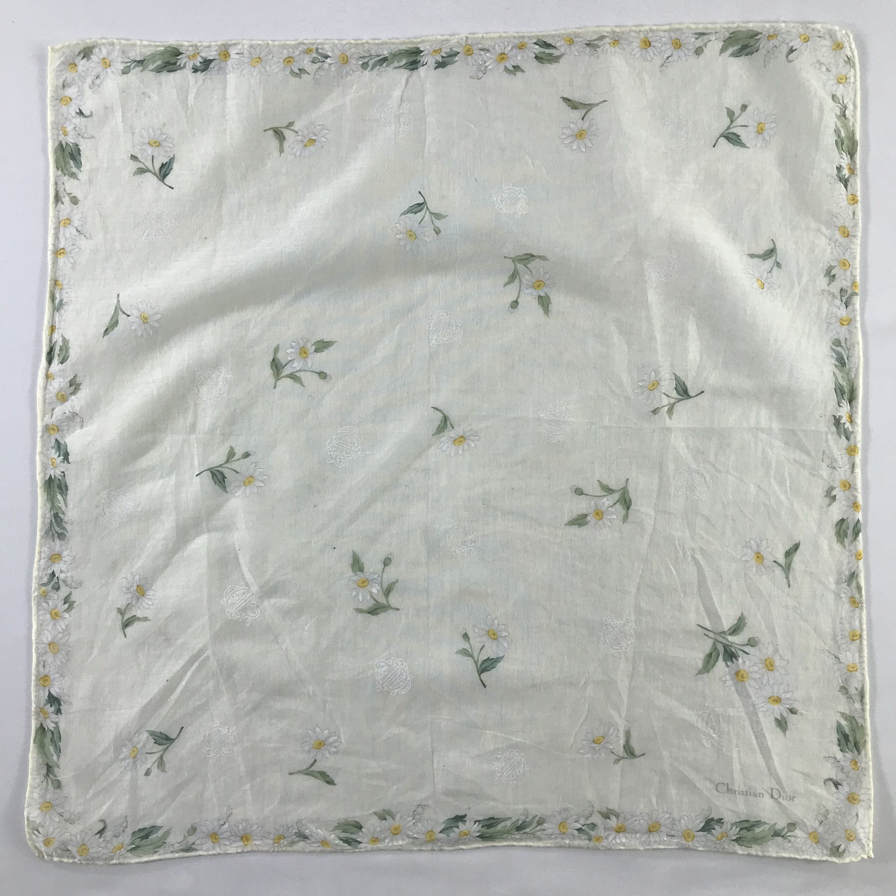 Vintage Christian Dior Bandana / Handkerchief / Neckerchief - S1107 Size ONE SIZE - 1 Thumbnail