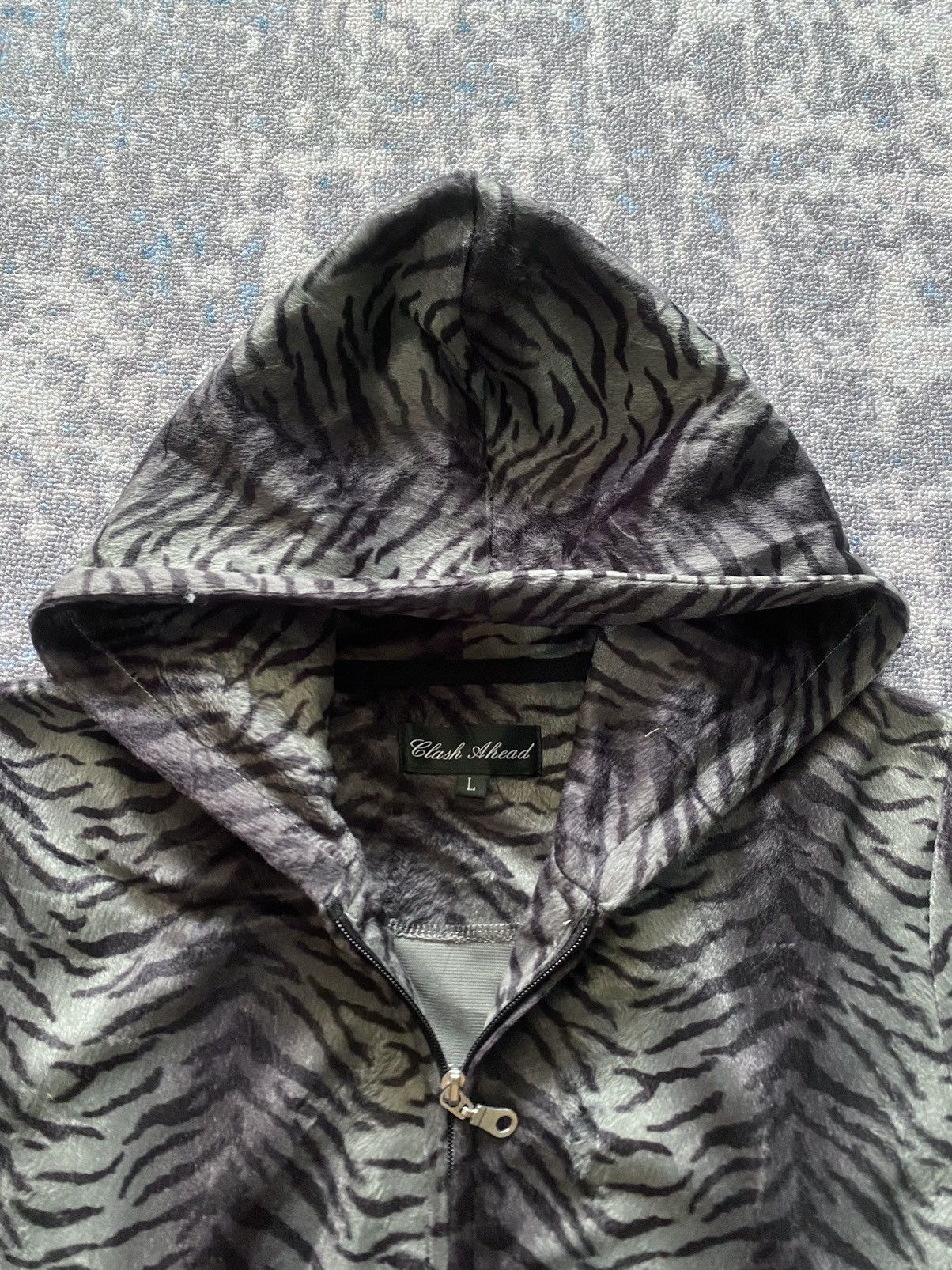 If Six Was Nine Japanes Clash Ahead Double Zip Hoodie Grunge Vkei Gothic Size US L / EU 52-54 / 3 - 4 Thumbnail