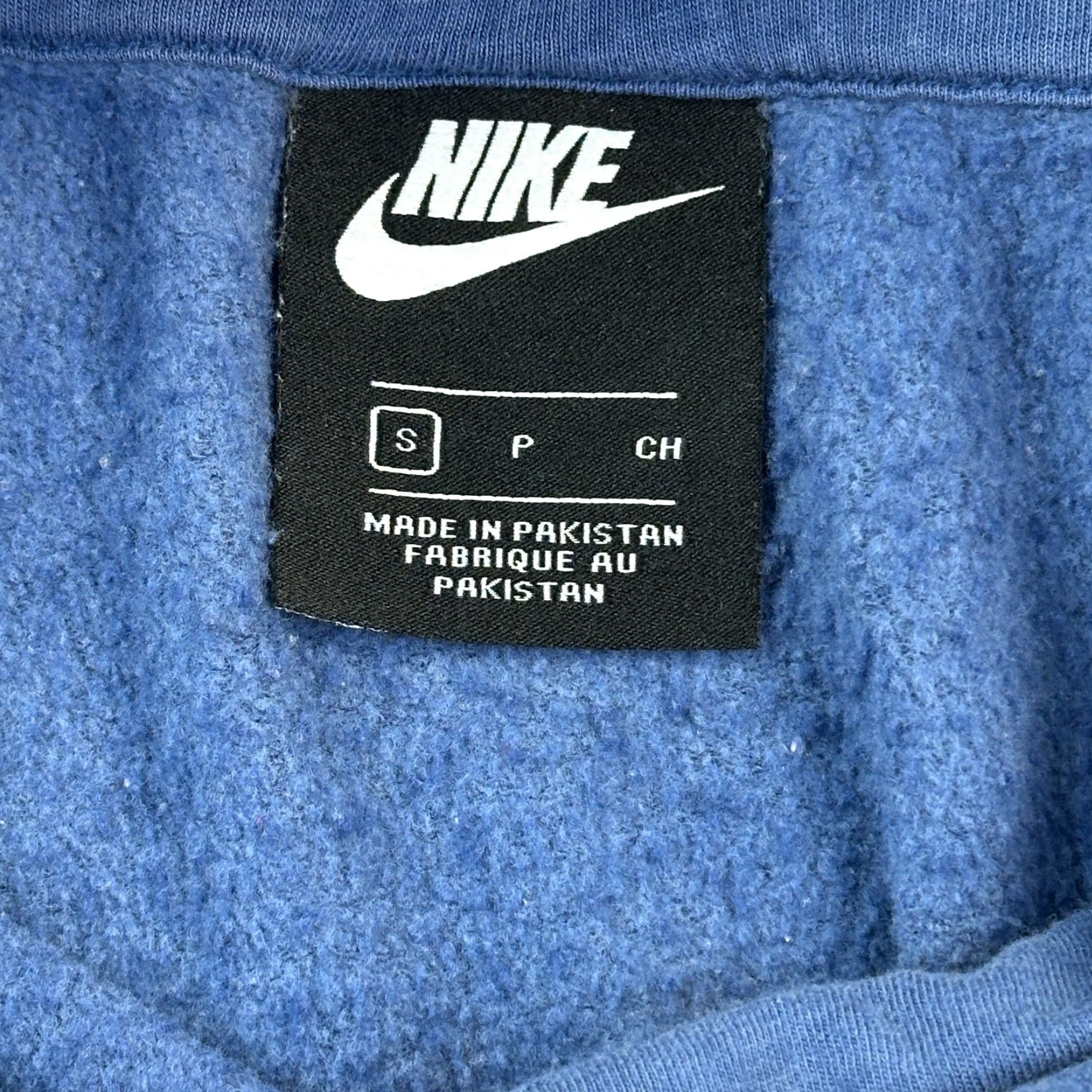 Nike Nike Sportswear Hoodie Women Small Blue Pullover Swoosh Logo Fold Neck? Size S / US 4 / IT 40 - 3 Thumbnail