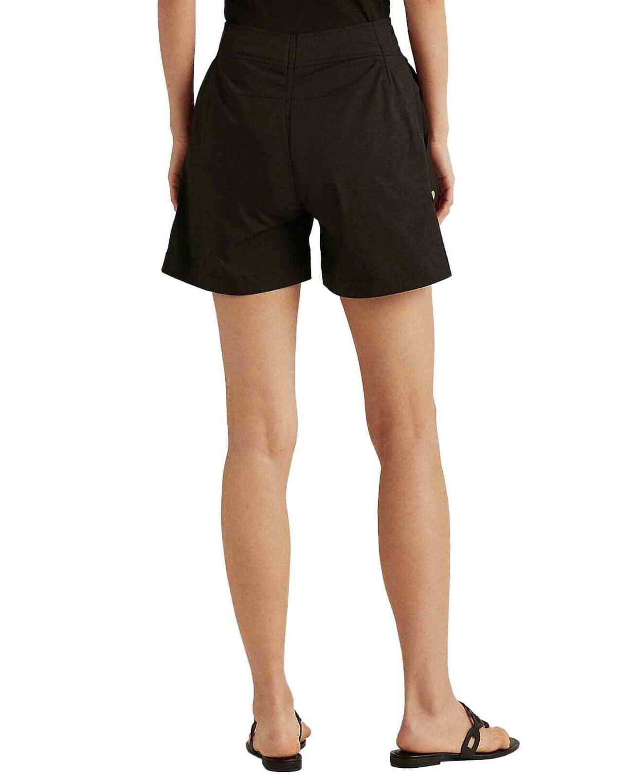Lauren Ralph Lauren Lauren Ralph Lauren Women's Black Twill Shorts 14 Size 36" / US 14 / IT 50 - 2 Thumbnail