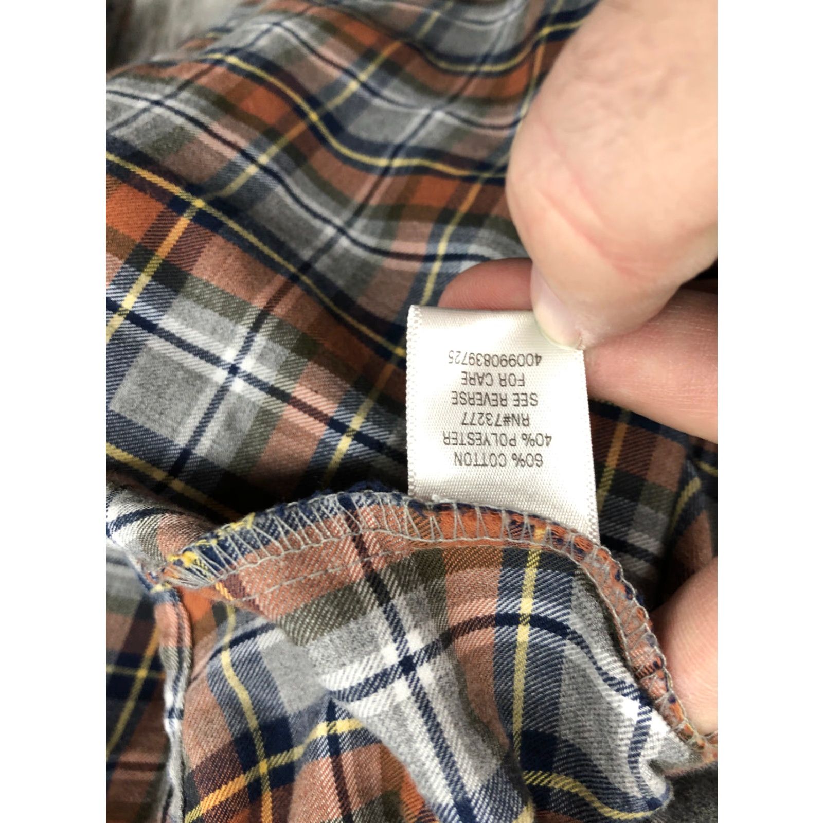 Croft & Barrow Croft & Barrow Flannel Shirt L Mens Long Sleeve Button-Down Collar Shirt Size US L / EU 52-54 / 3 - 7 Thumbnail