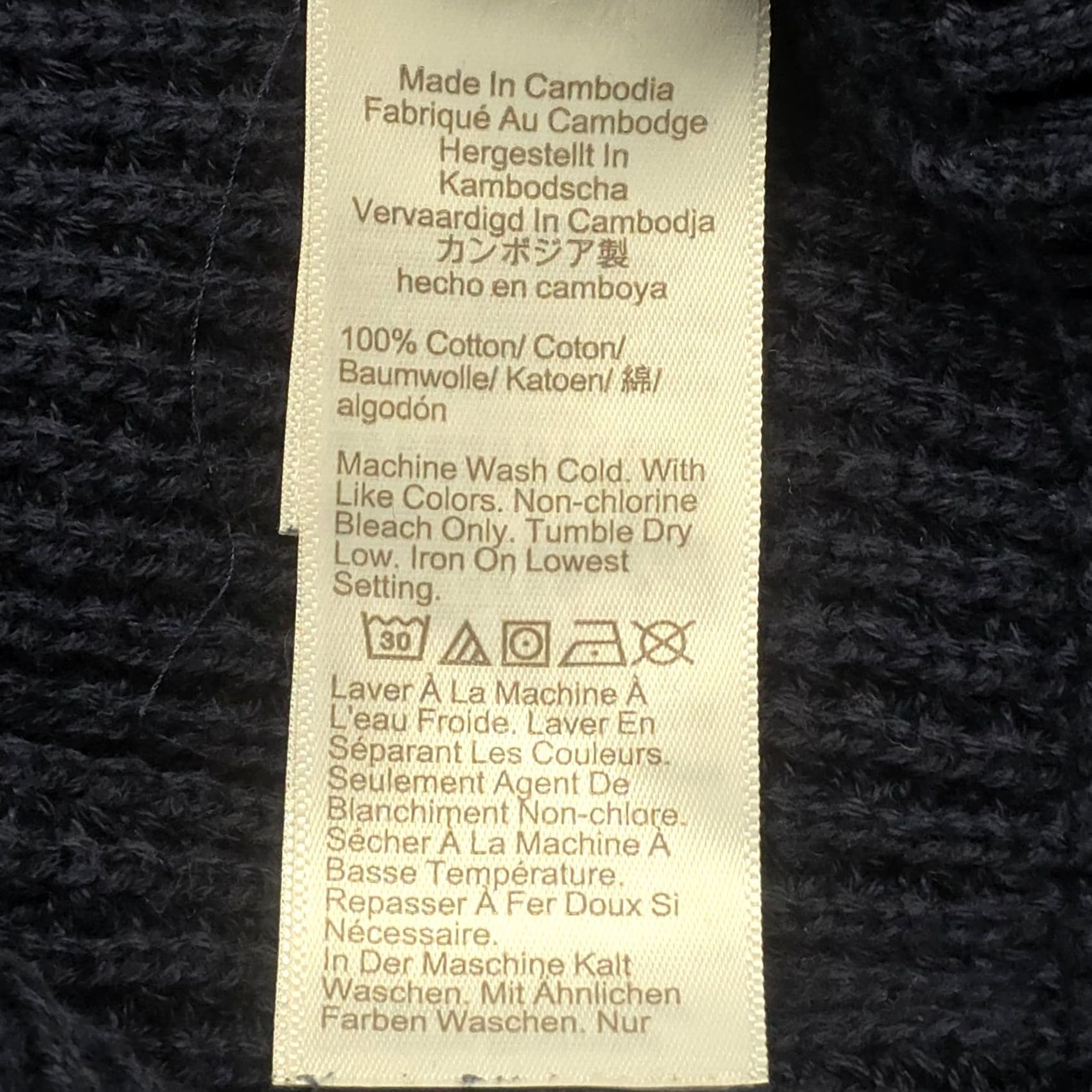 J.Crew J.CREW Mens XL Blue Long Sleeve Pullover Sweater Oarsman Half Zip Waffle Knit Size US XL / EU 56 / 4 - 5 Thumbnail