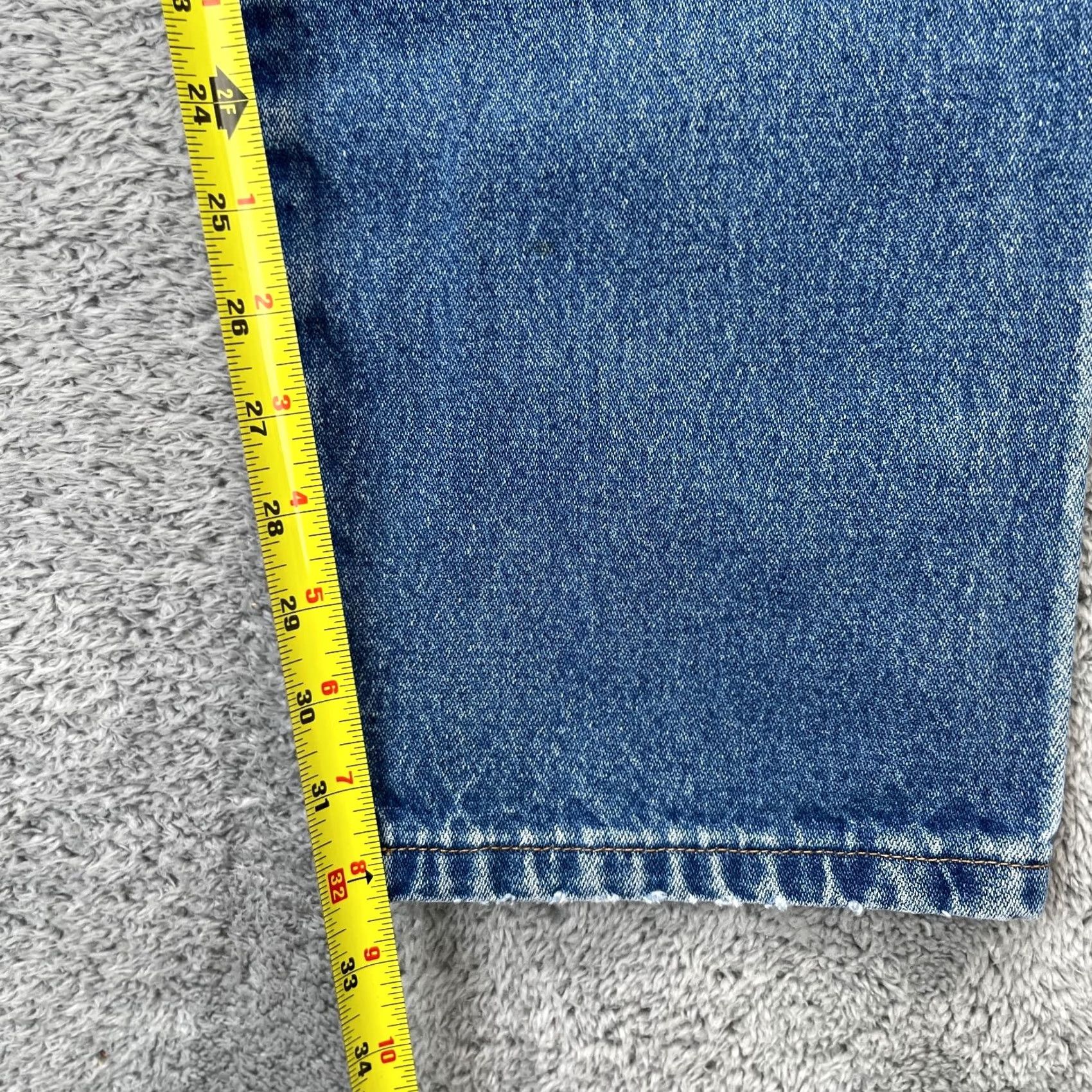 Wrangler Wrangler Jeans Mens 36x33 Blue Cowboy Straight Leg Denim Cotton Western Work Shirt? Size US 36 / EU 52 - 7 Thumbnail
