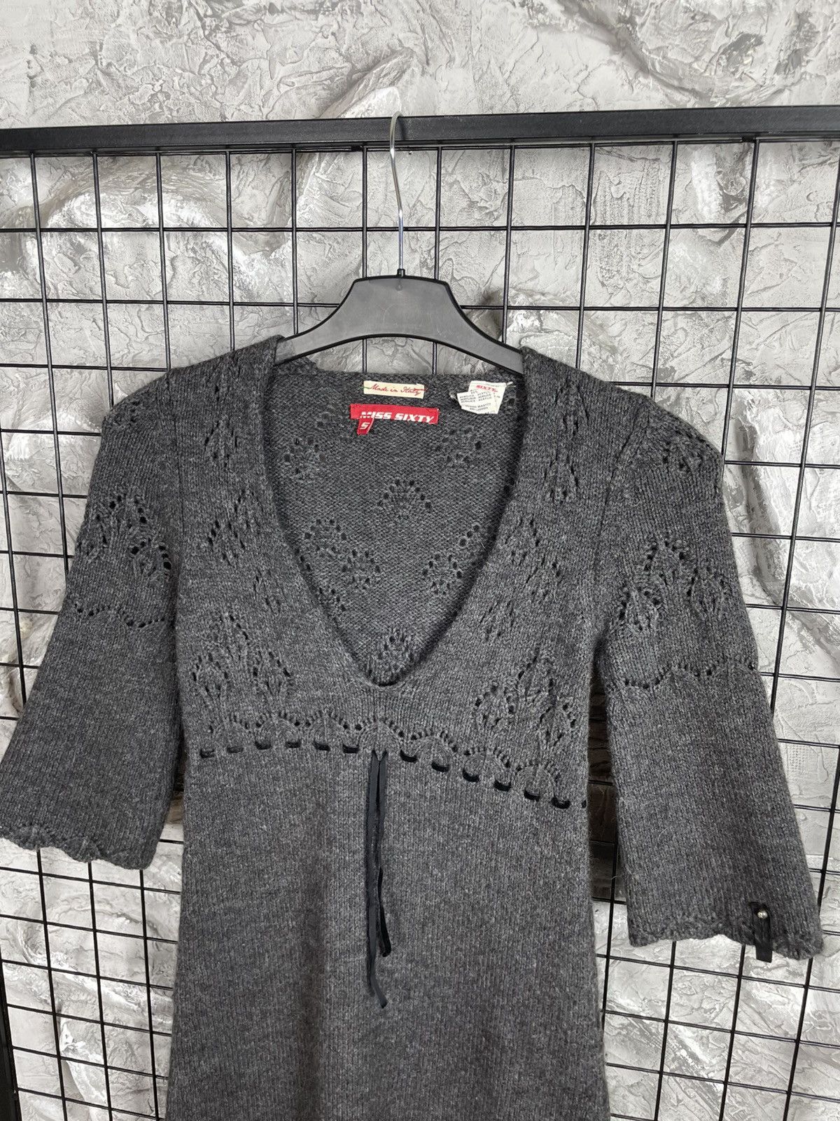 Miss Sixty Miss Sixty Vintage Alpaca Blend Knit Dress Grunge Y2K Style Size S / US 4 / IT 40 - 5 Thumbnail
