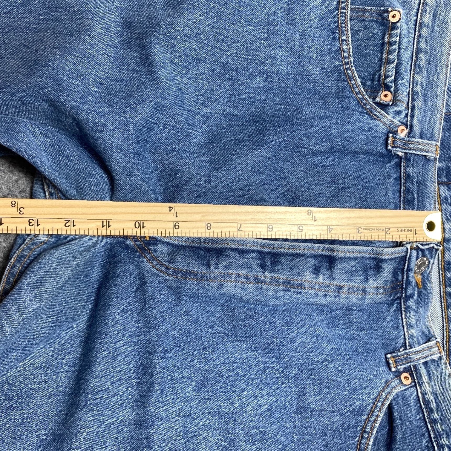 Levi's VINTAGE Levi's Jeans Men 38x26 Blue 501 Button Fly Classic Straight 80s 90s Logo Workwear Cowboy Accessories Mens Jeans Size US 38 / EU 54 - 3 Thumbnail