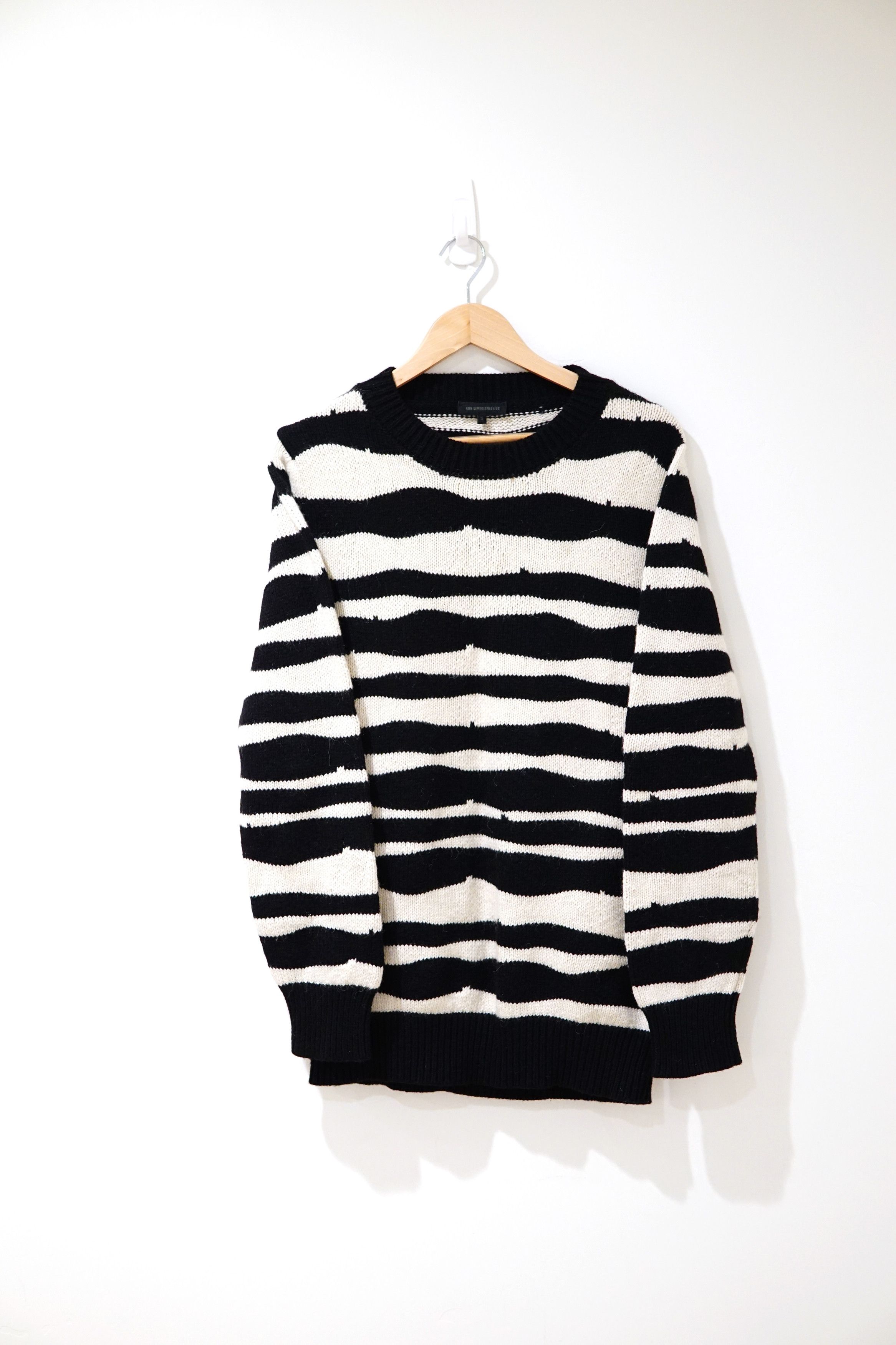 Ann Demeulemeester Striped Wool Knit Size US M / EU 48-50 / 2 - 1 Thumbnail