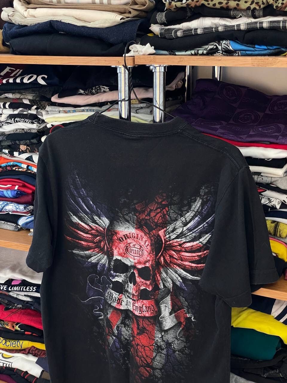 Vintage ☠️ Vintage skull t shirt y2k Size US M / EU 48-50 / 2 - 9 Thumbnail