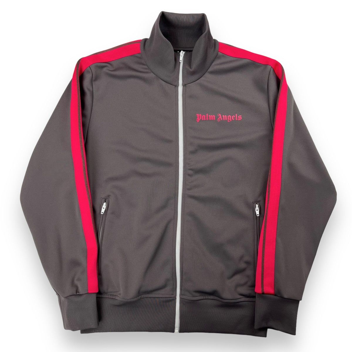 Palm Angels Palm Angels Grey & Pink Track Jacket Size US L / EU 52-54 / 3 - 2 Thumbnail