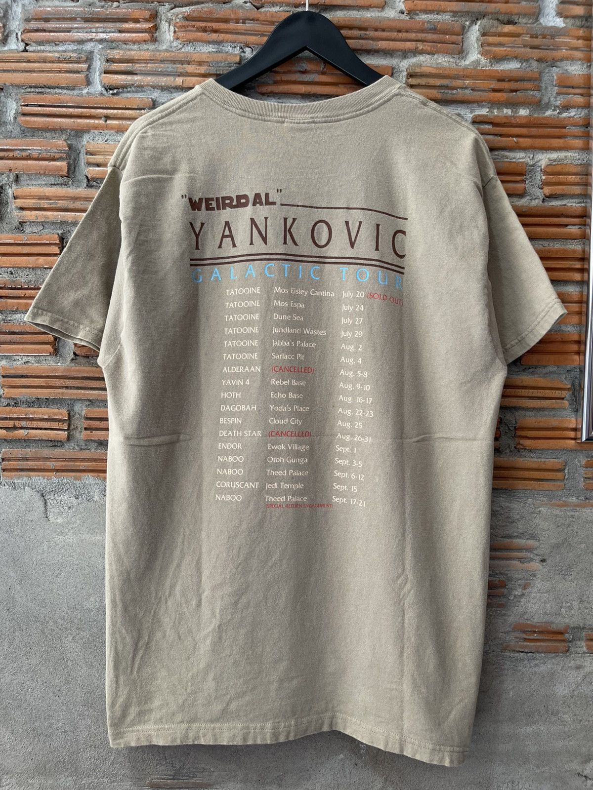 Band Tees VTG Weird Al Yankovic 'The Saga Begins' Star Wars Parody Tee Size US L / EU 52-54 / 3 - 10 Thumbnail