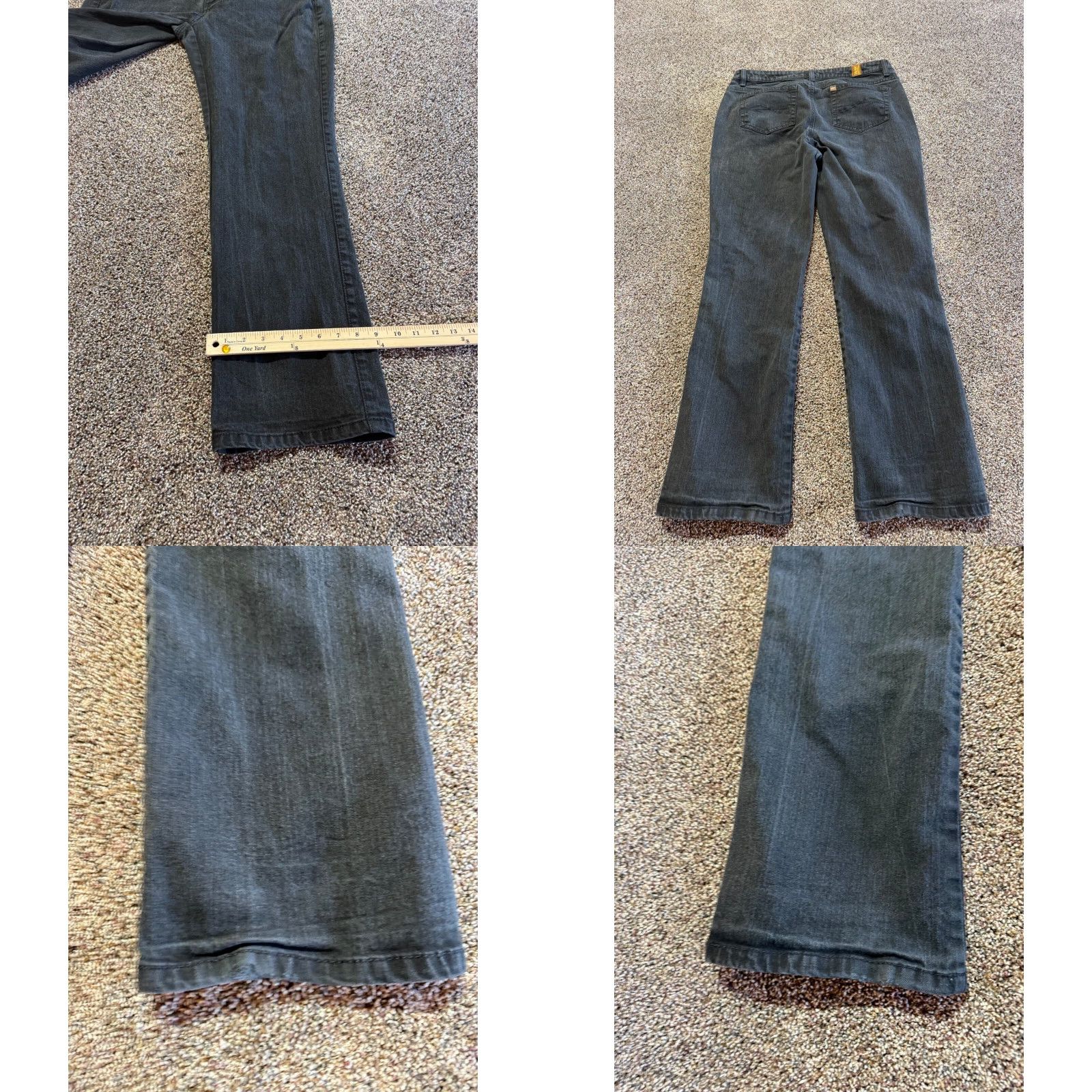 Wrangler Wrangler Aura Jeans Women 14P Black Denim Bootcut Flex Petite 14P Wrangler Aura Bootcut Jeans Women 14P Black Denim Western Petite Size 36" / US 14 / IT 50 - 8 Thumbnail