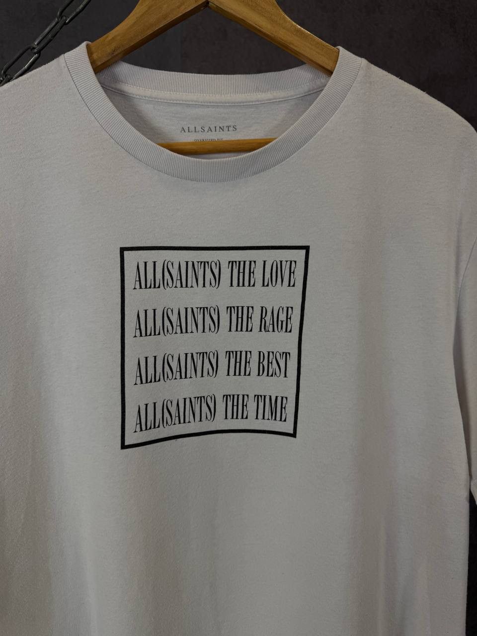 Allsaints Allsaints designer center logo tee Size US M / EU 48-50 / 2 - 3 Thumbnail