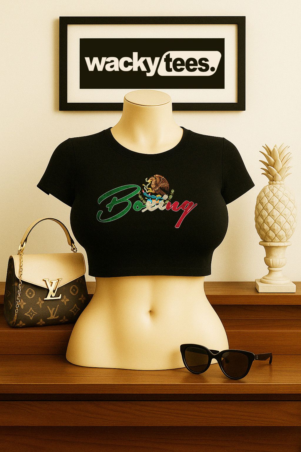 Other Boxing Mexico Mexican Flag Eagle Graphic Tee Shirt Size US L / EU 52-54 / 3 - 6 Thumbnail