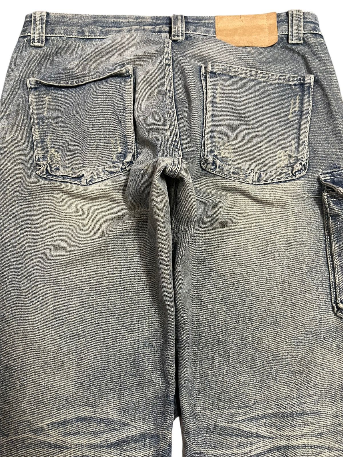 14th Addiction Vintage Japanese Brand Mud Wash Style Distress Jeans Size US 34 / EU 50 - 5 Thumbnail
